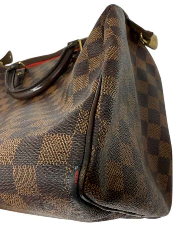 Women's Damier Ebène Speedy 30 Bag Brown