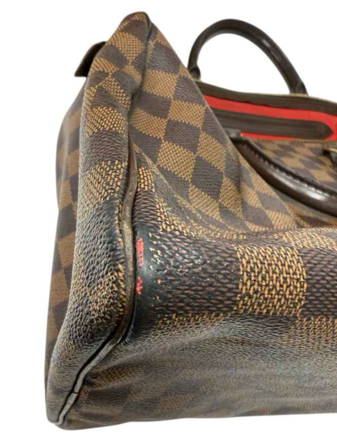 Women's Damier Ebène Speedy 30 Bag Brown