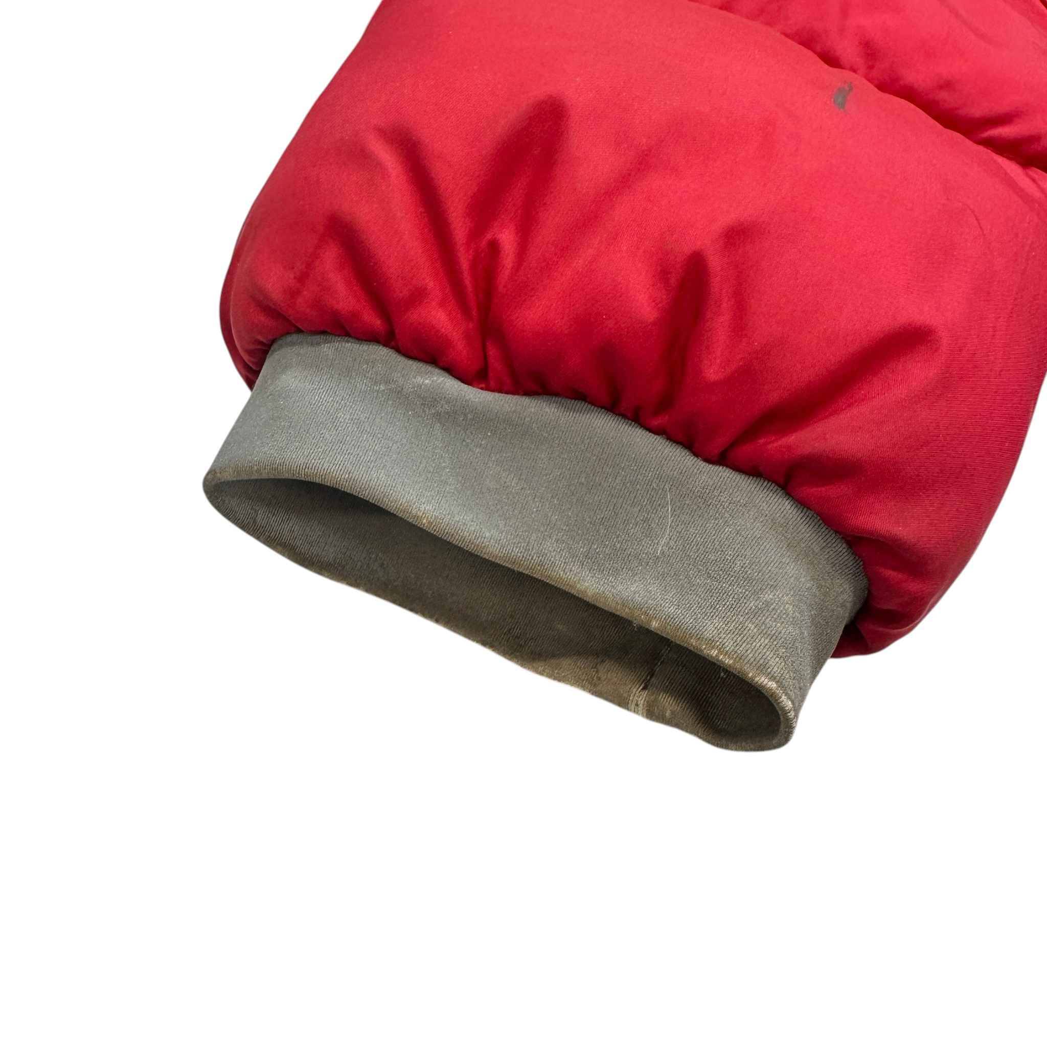 Men's Youth Oliver Junior Down Jacket Red Size Age 14-16