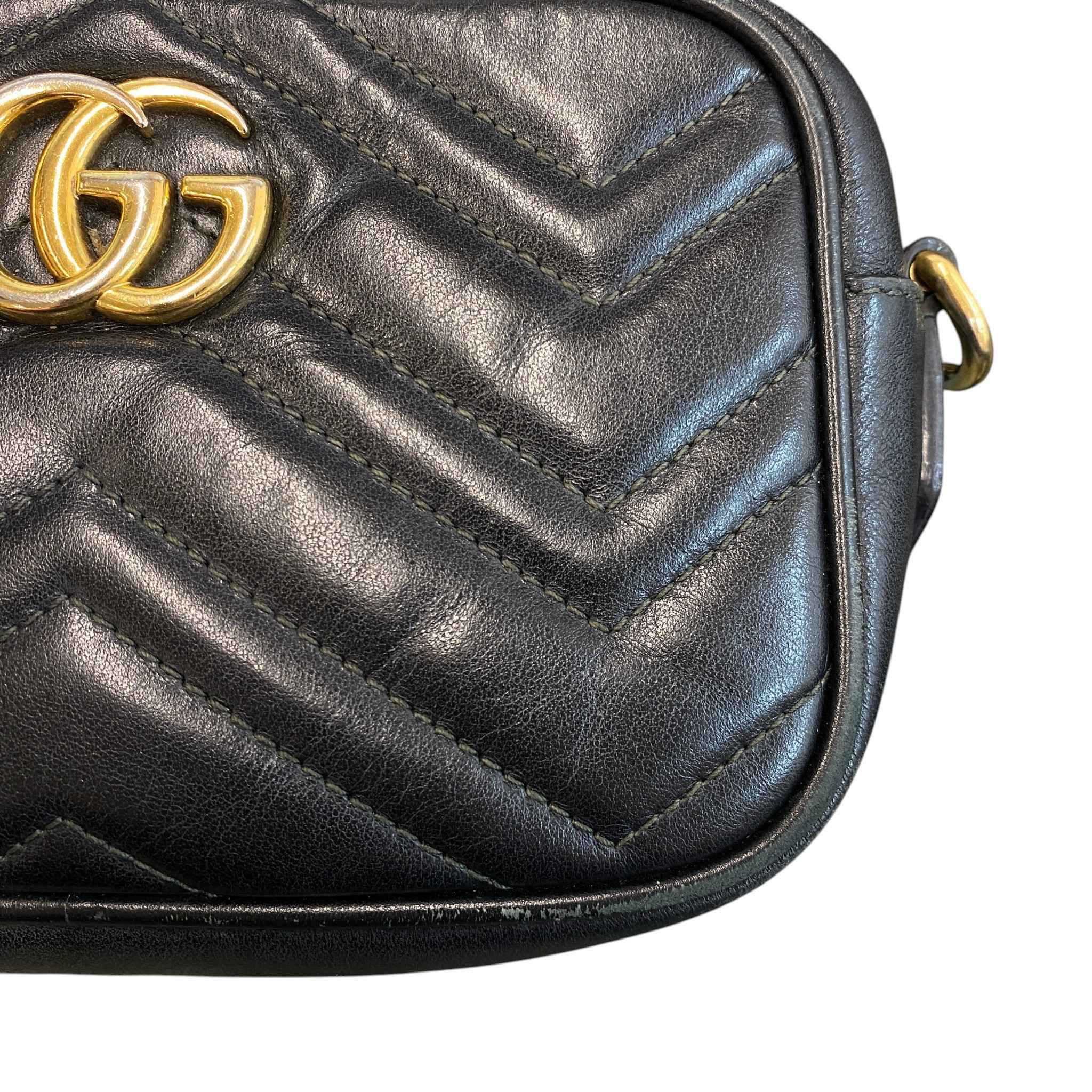 Women's Gg Marmont Small Bag Black