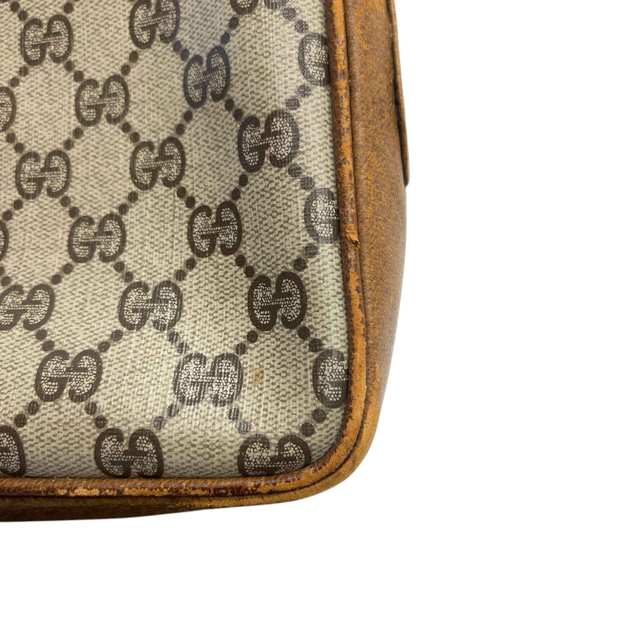 Women's Vintage Monogram Canvas Bag Beige