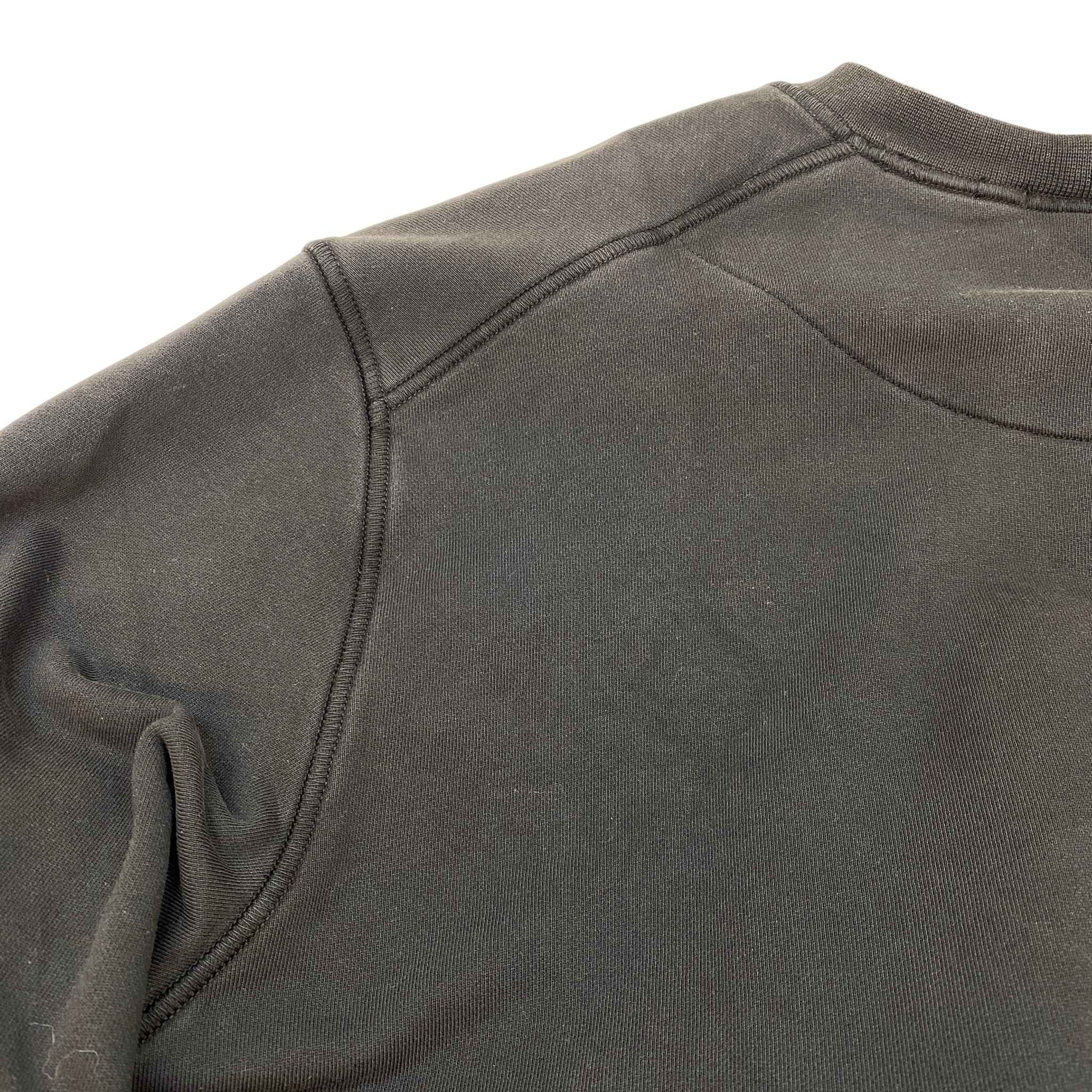 Men's Applique Logo Sweatshirt Black Size L