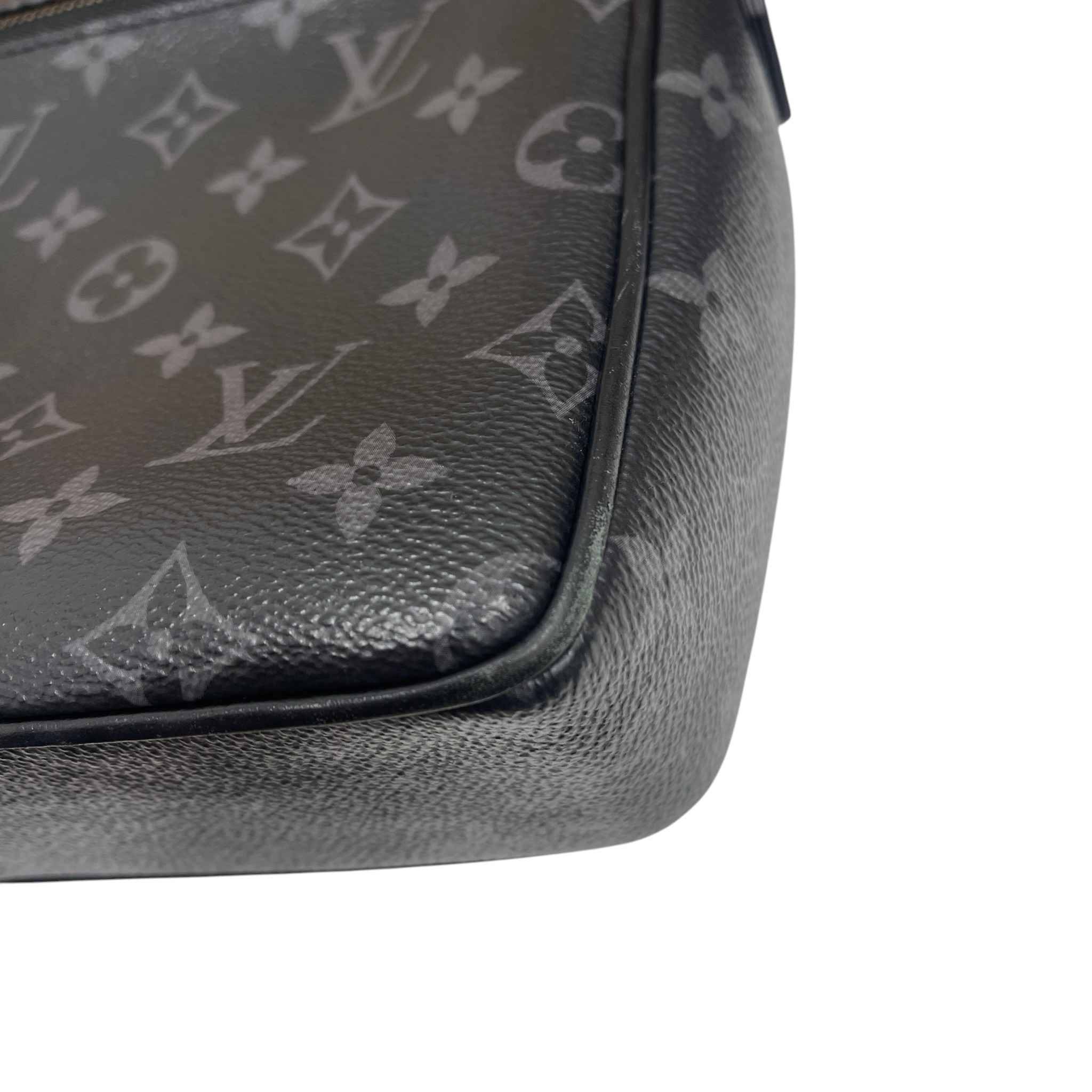 Men's District Pm Monogram Eclipse Messenger Bag Black