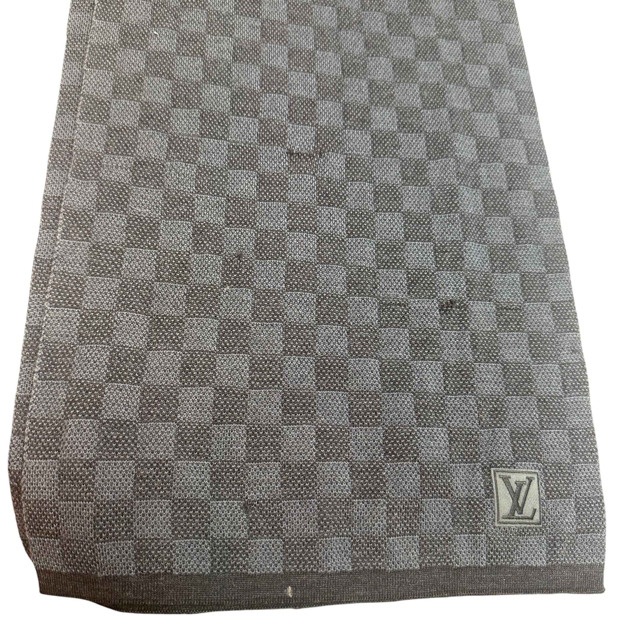 Men's Damier Echarpes Petit Scarf Grey