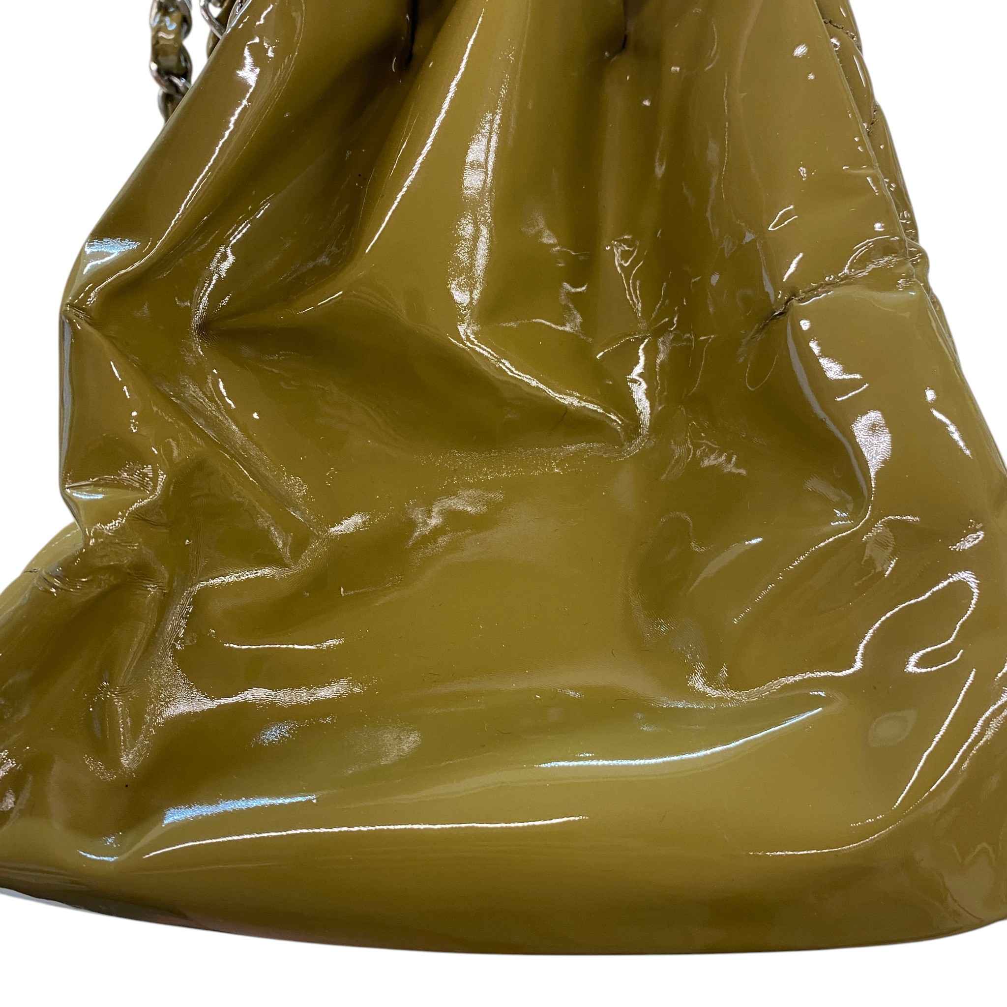 Women's Large Just Mademoiselle Bowling Olive Bag Green