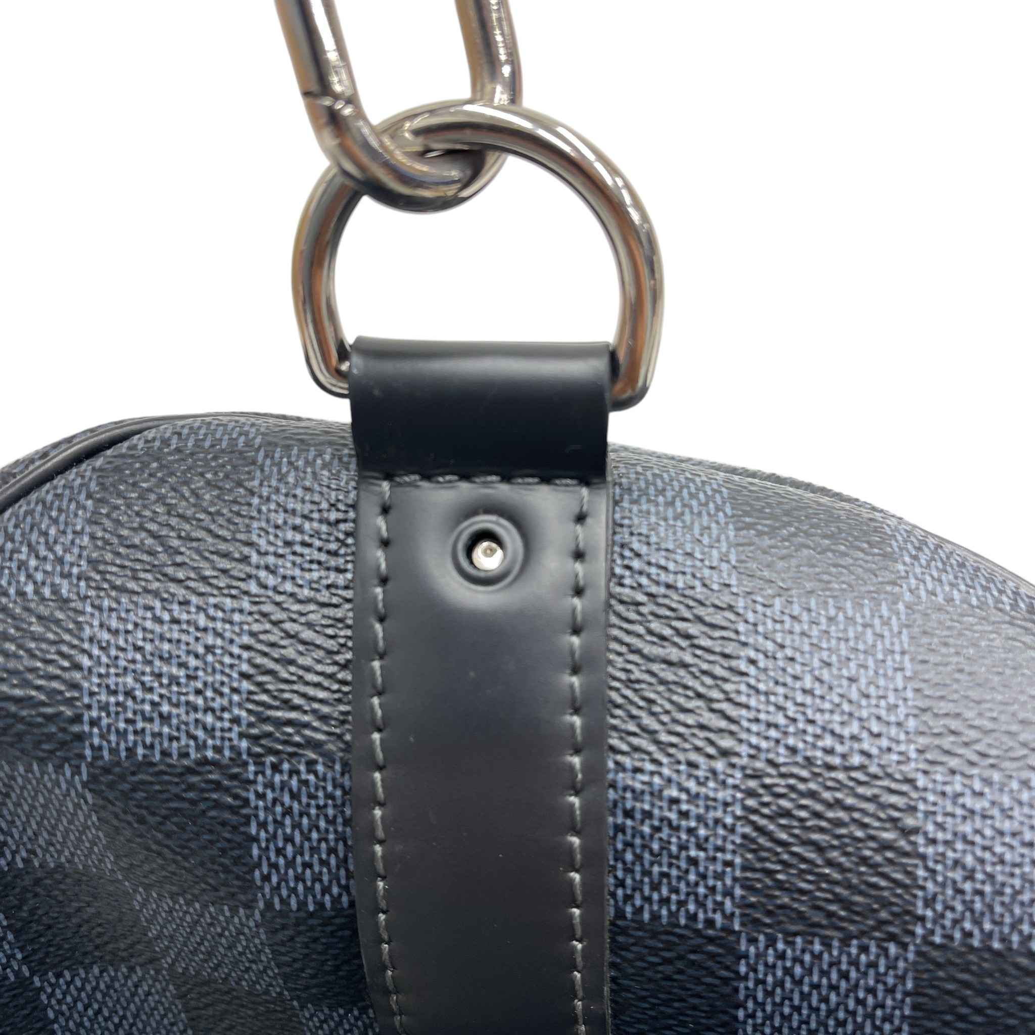 Men's Damier Colbolt Keepall Bandoulière 55 Bag Navy