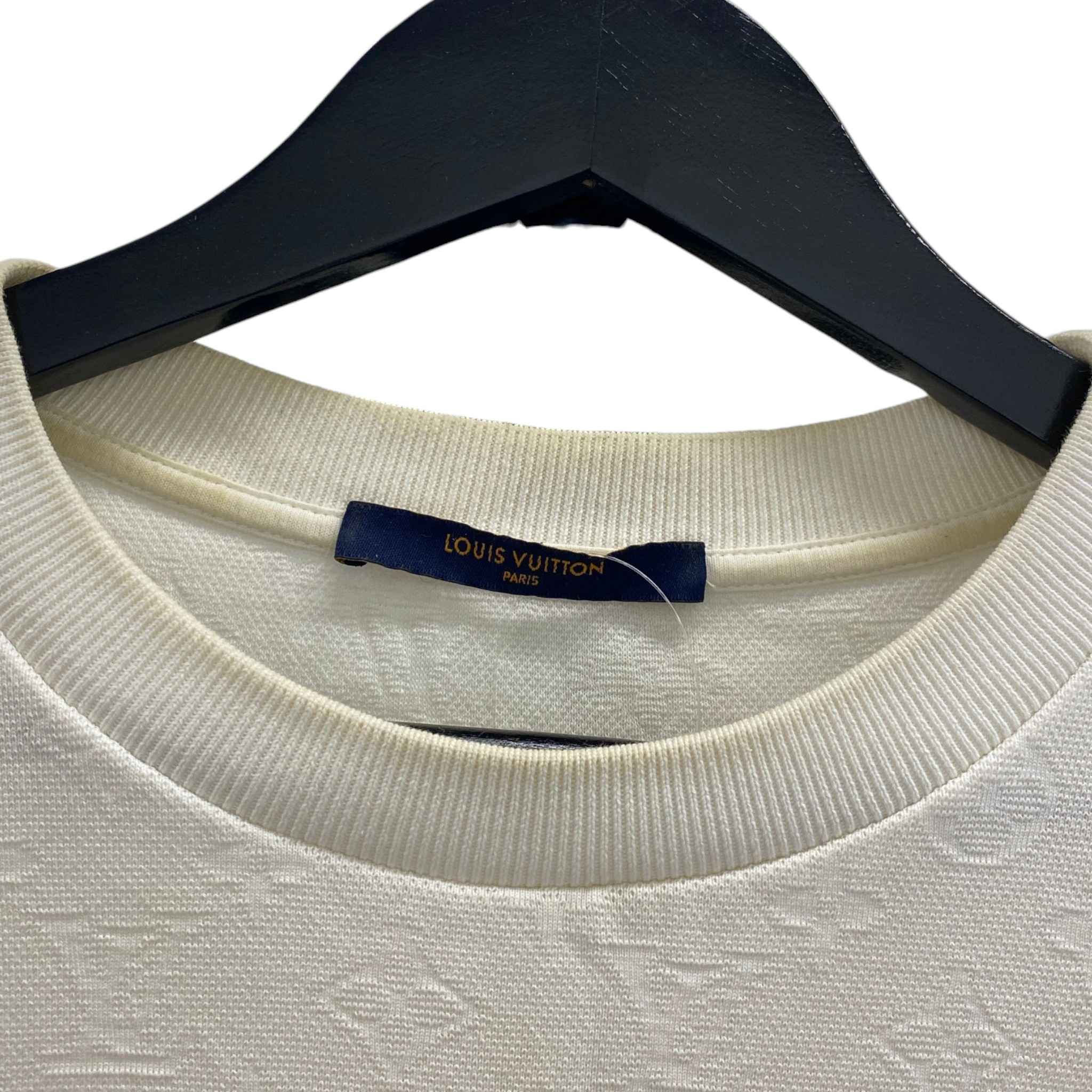 Men's Monogram 3D Pocket T-Shirt White Size S