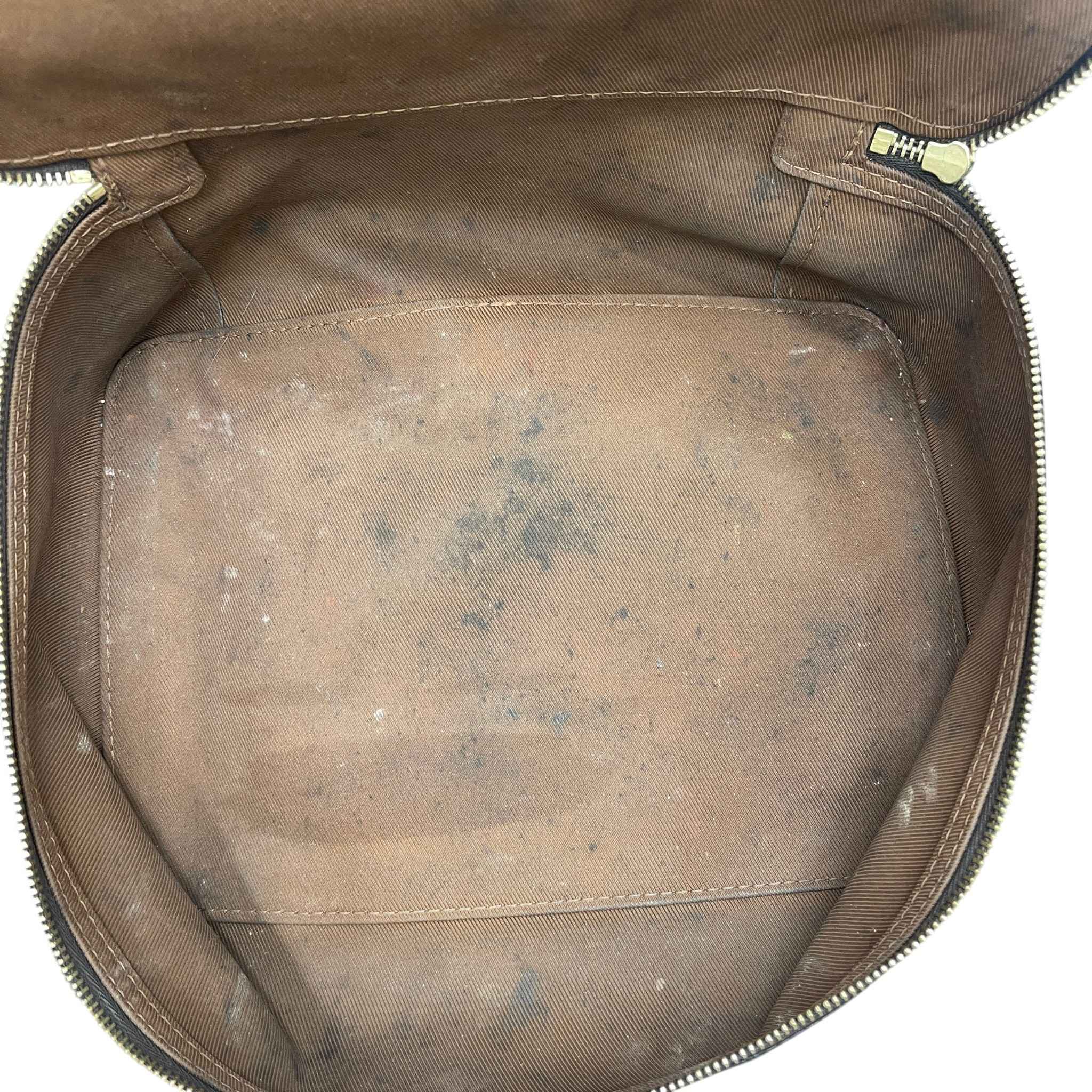 Women's Monogram Toiletry Bag Brown