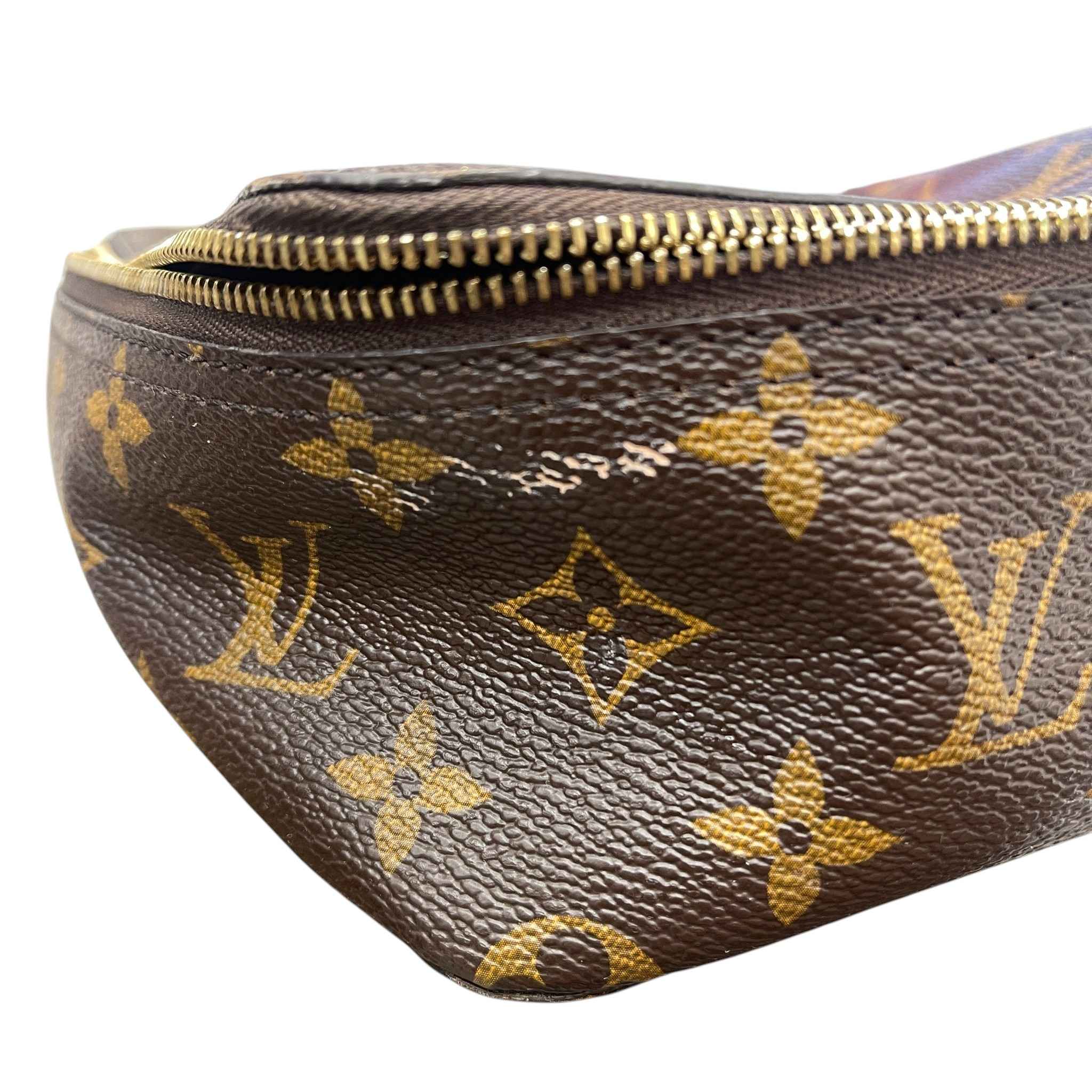 Women's Monogram Toiletry Bag Brown