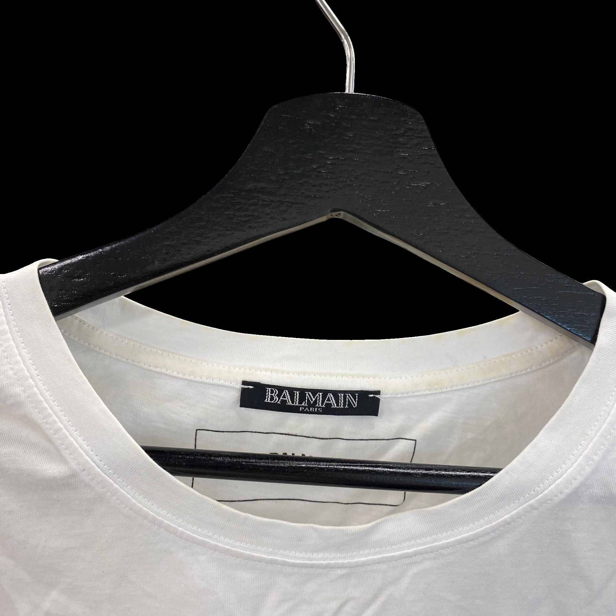 Men's Logo Print T-Shirt White Size XL