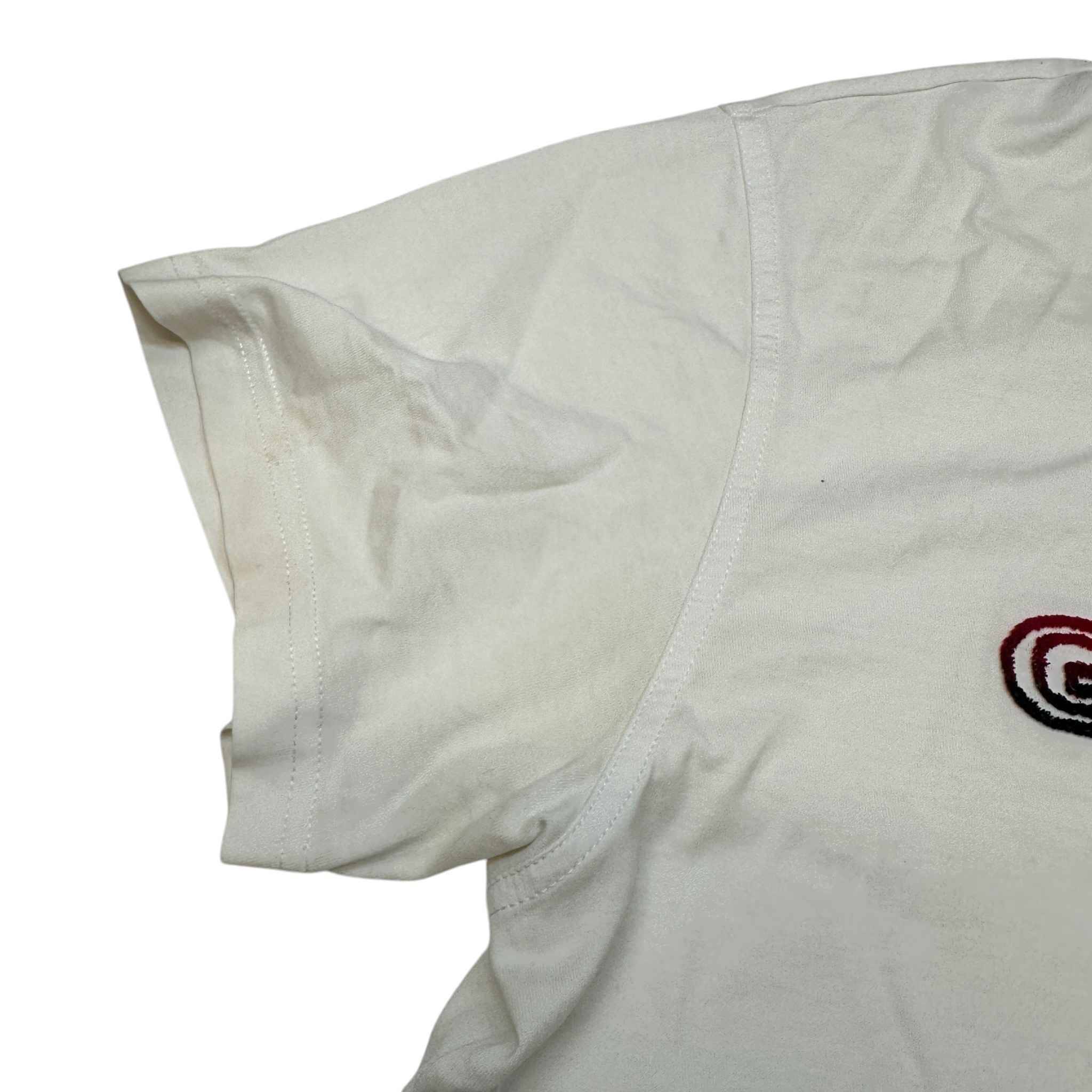Men's Logo Print T-Shirt White Size S