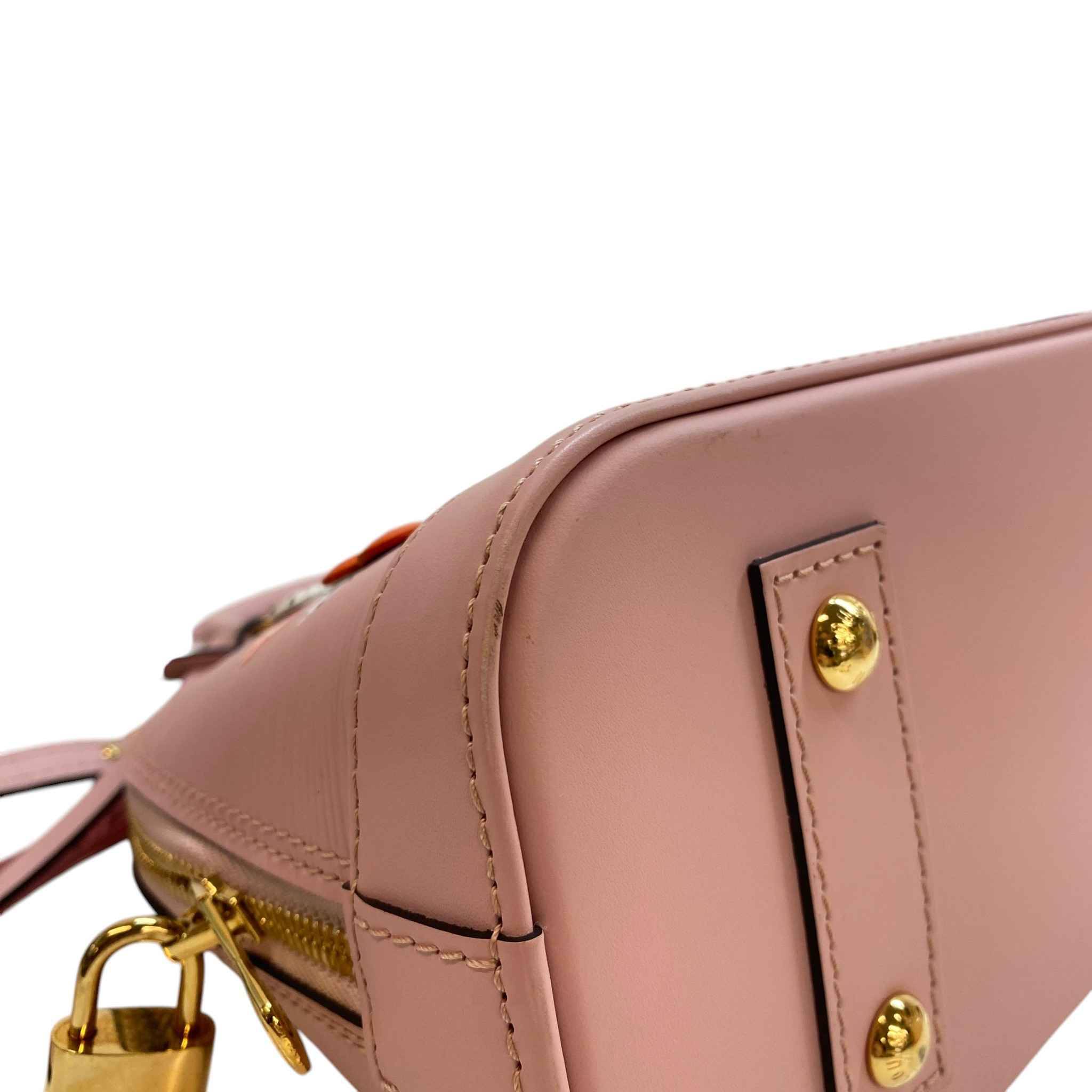 Women's Epi Alma Bb Blooming Flowers Bag Pink