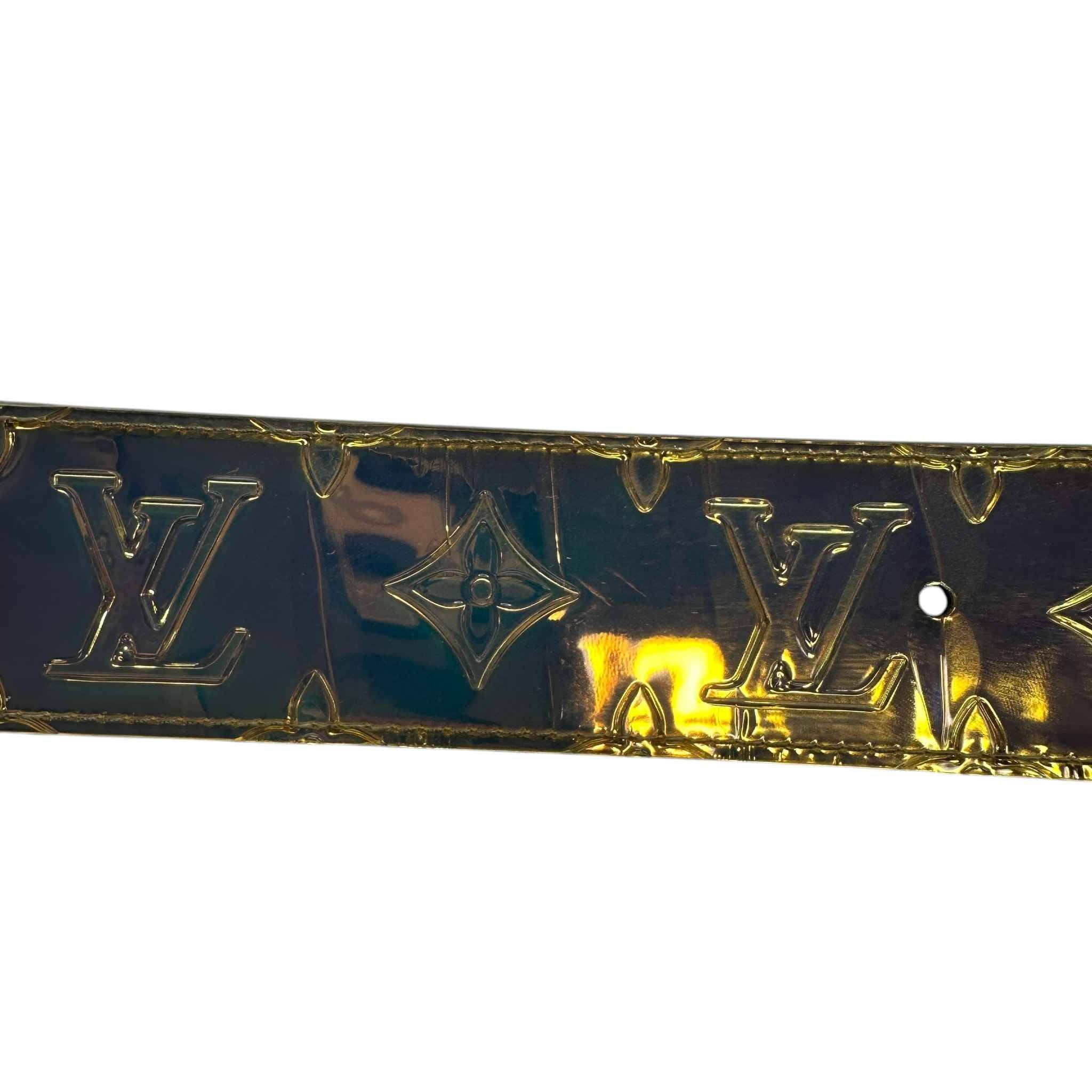 Men's X Virgil Abloh Prisim Monogram Belt Multi-Coloured Size Waist 32"
