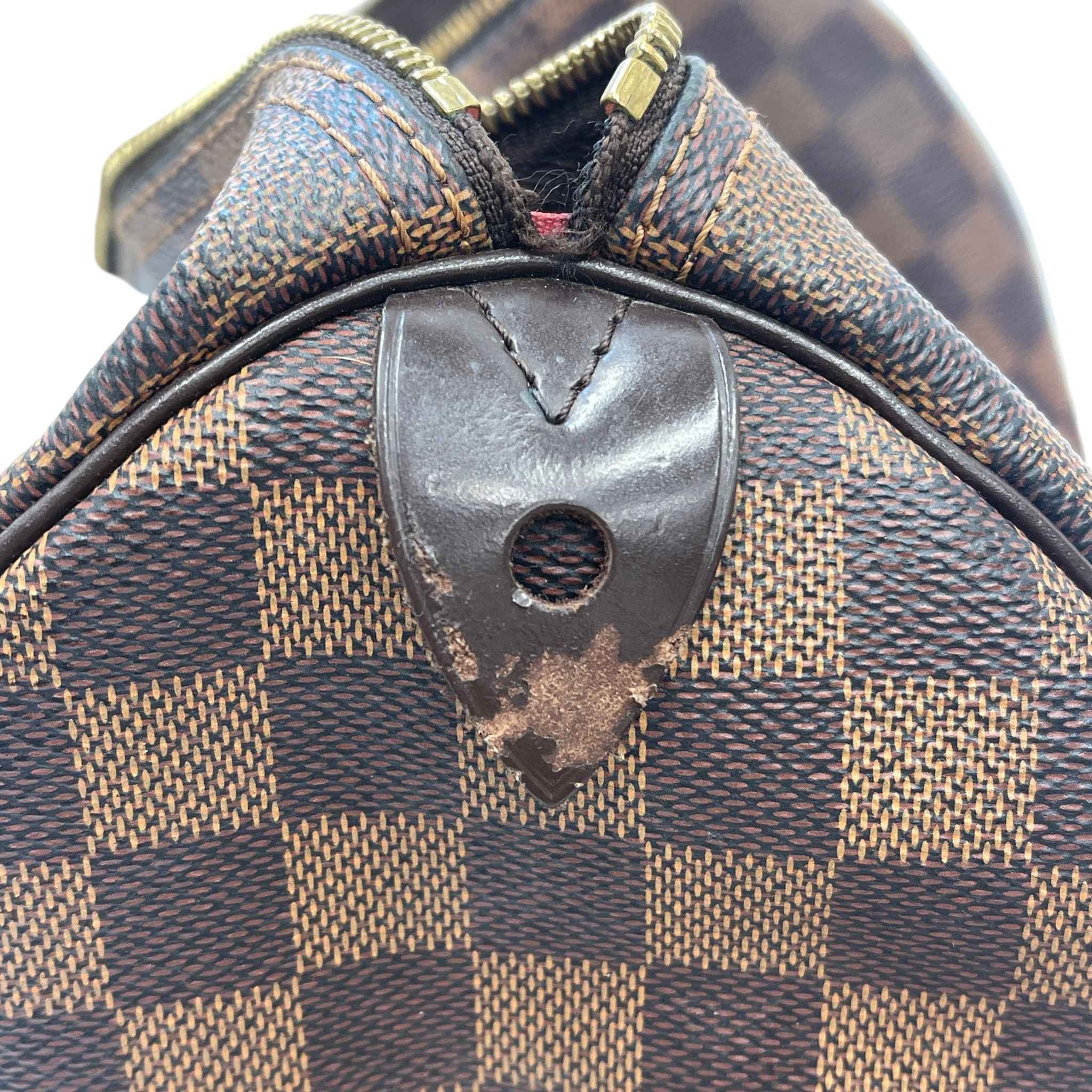 Women's Damier Ebene Speedy 35 Handbag Brown