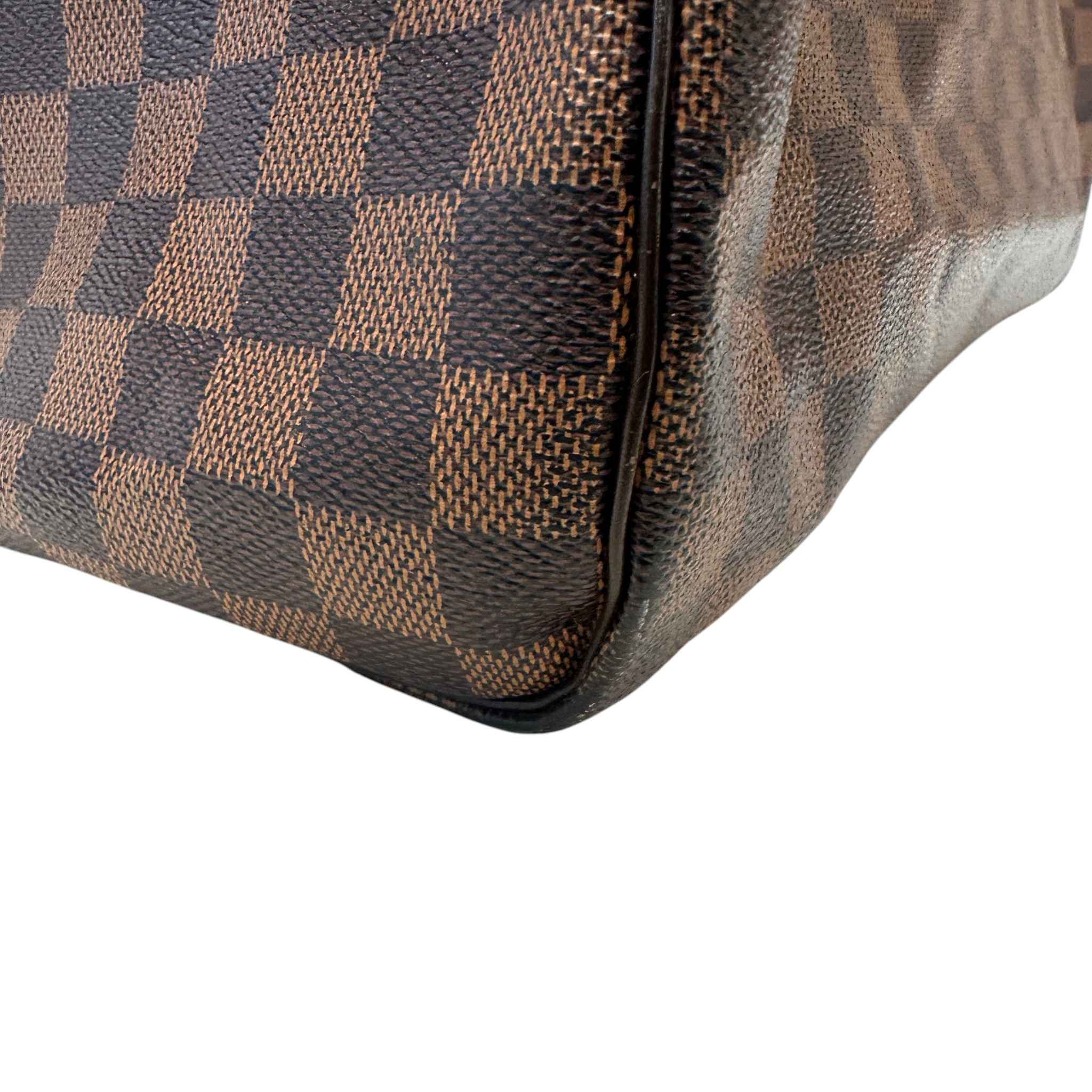 Women's Damier Ebene Speedy 35 Bag Brown