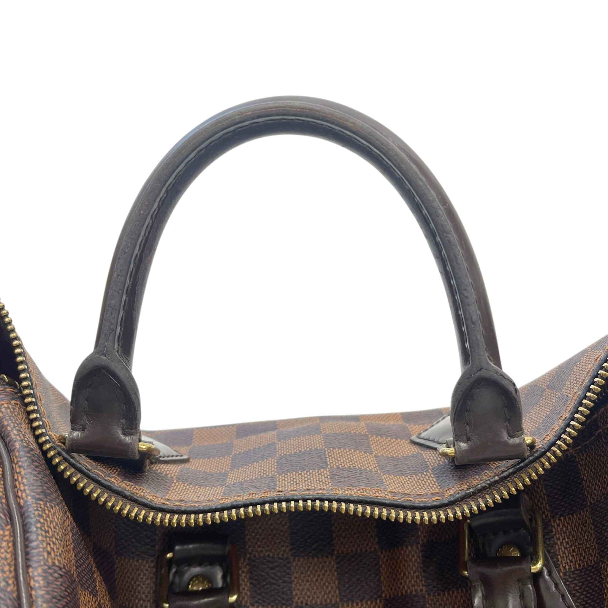 Women's Damier Ebene Speedy 35 Handbag Brown