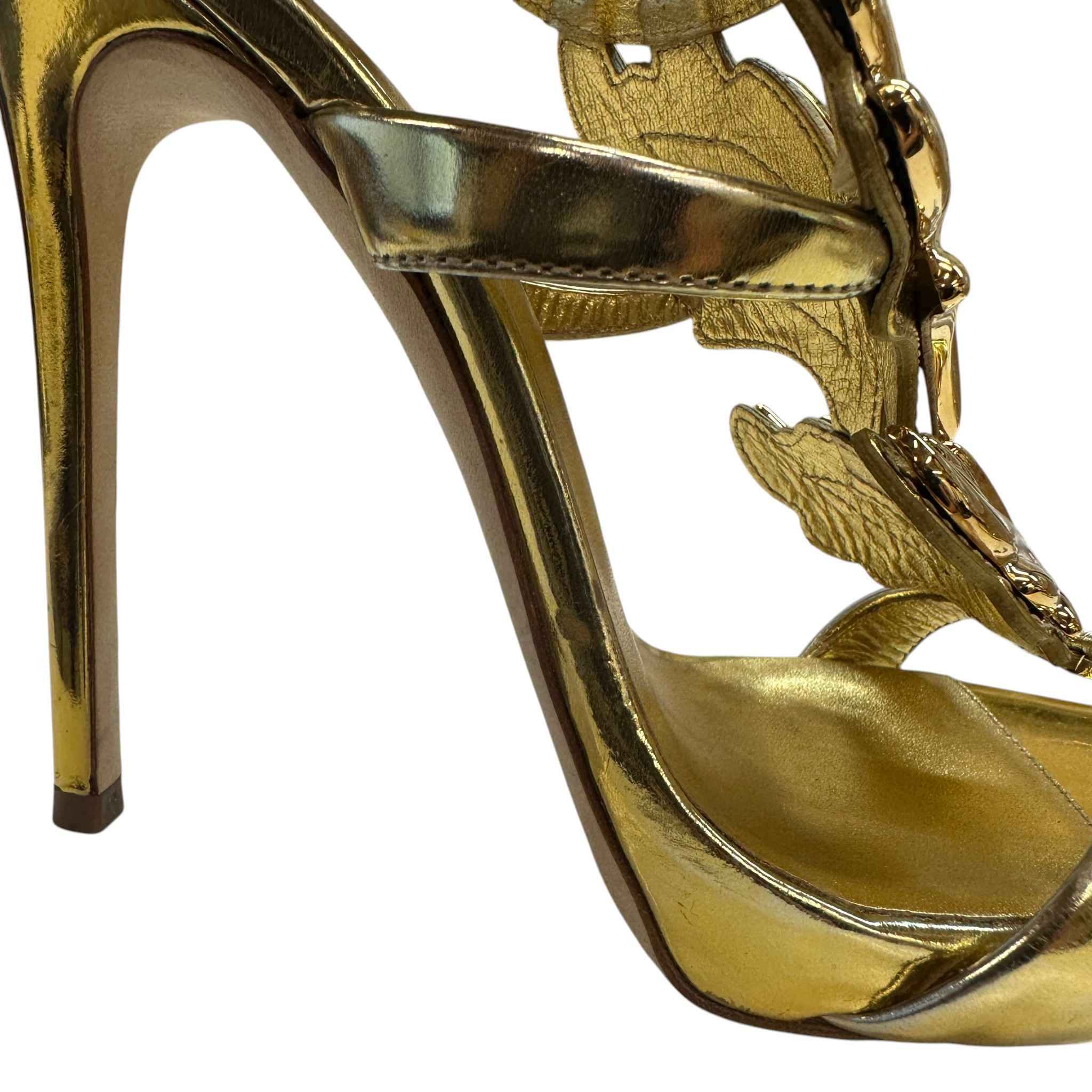 Women's New Cruel 105 Heels Gold Size EU 37 / UK 4