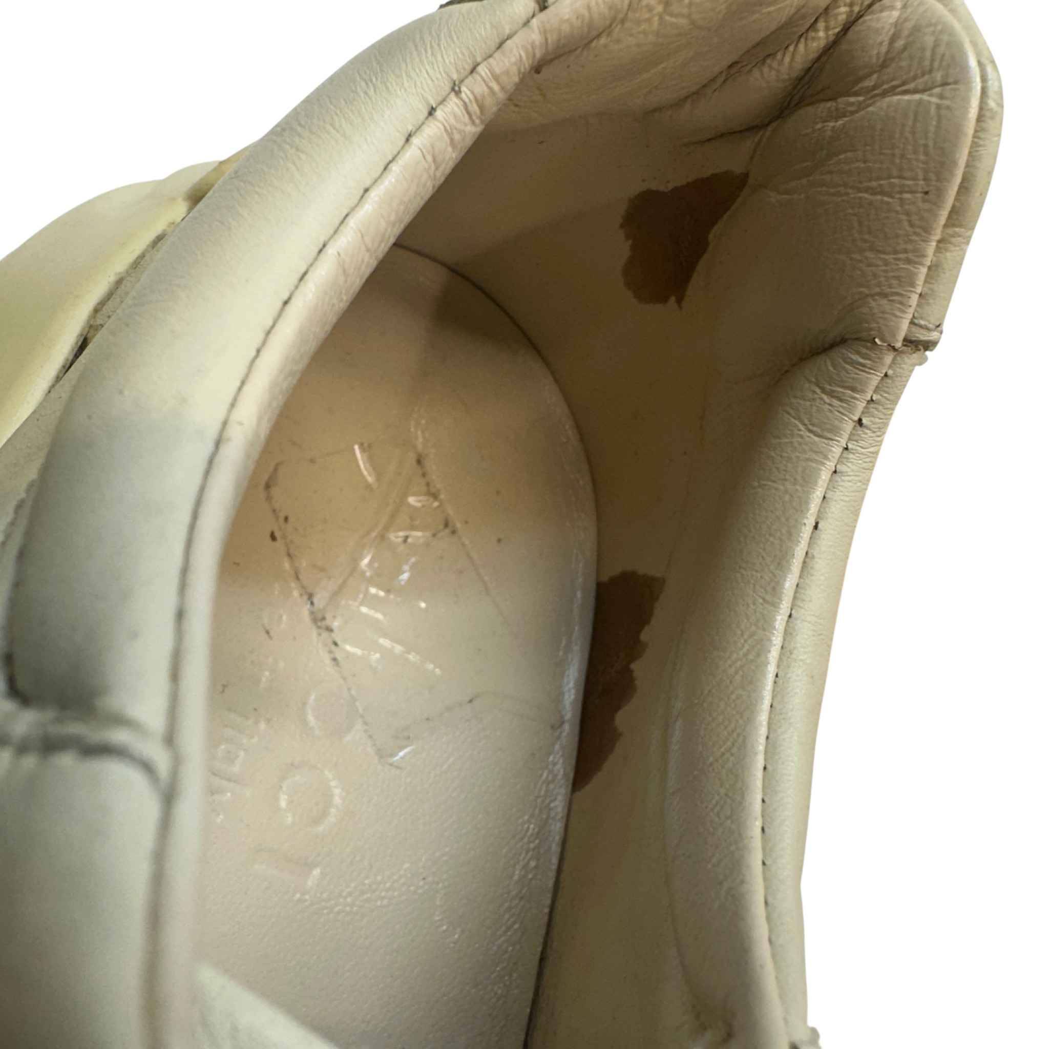 Men's Rhyton Low Trainers Beige Size EU 42.5 / UK 8.5