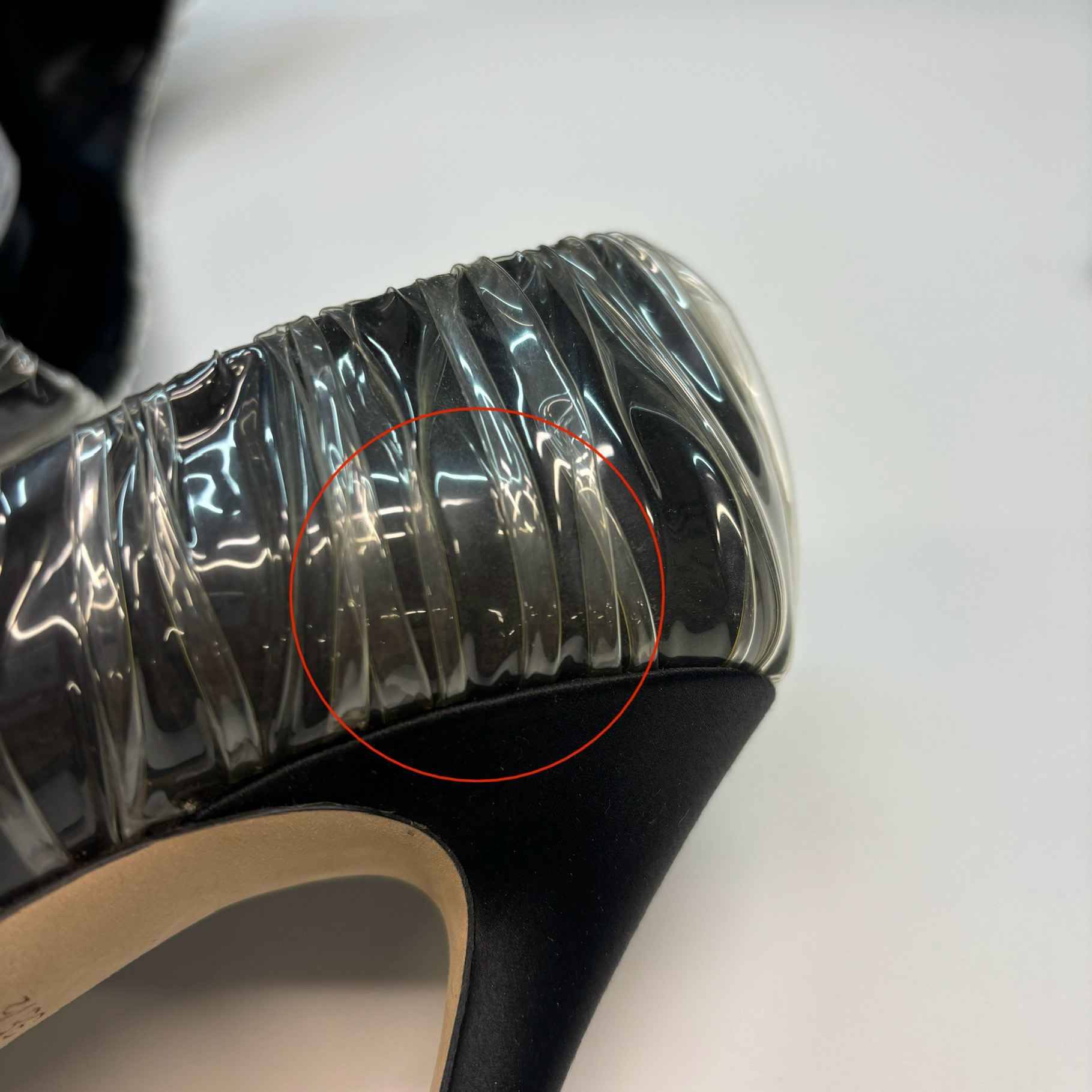 Women's X Off White Anne 100 Wrapped Heels Black Size EU 38.5 / UK 5.5