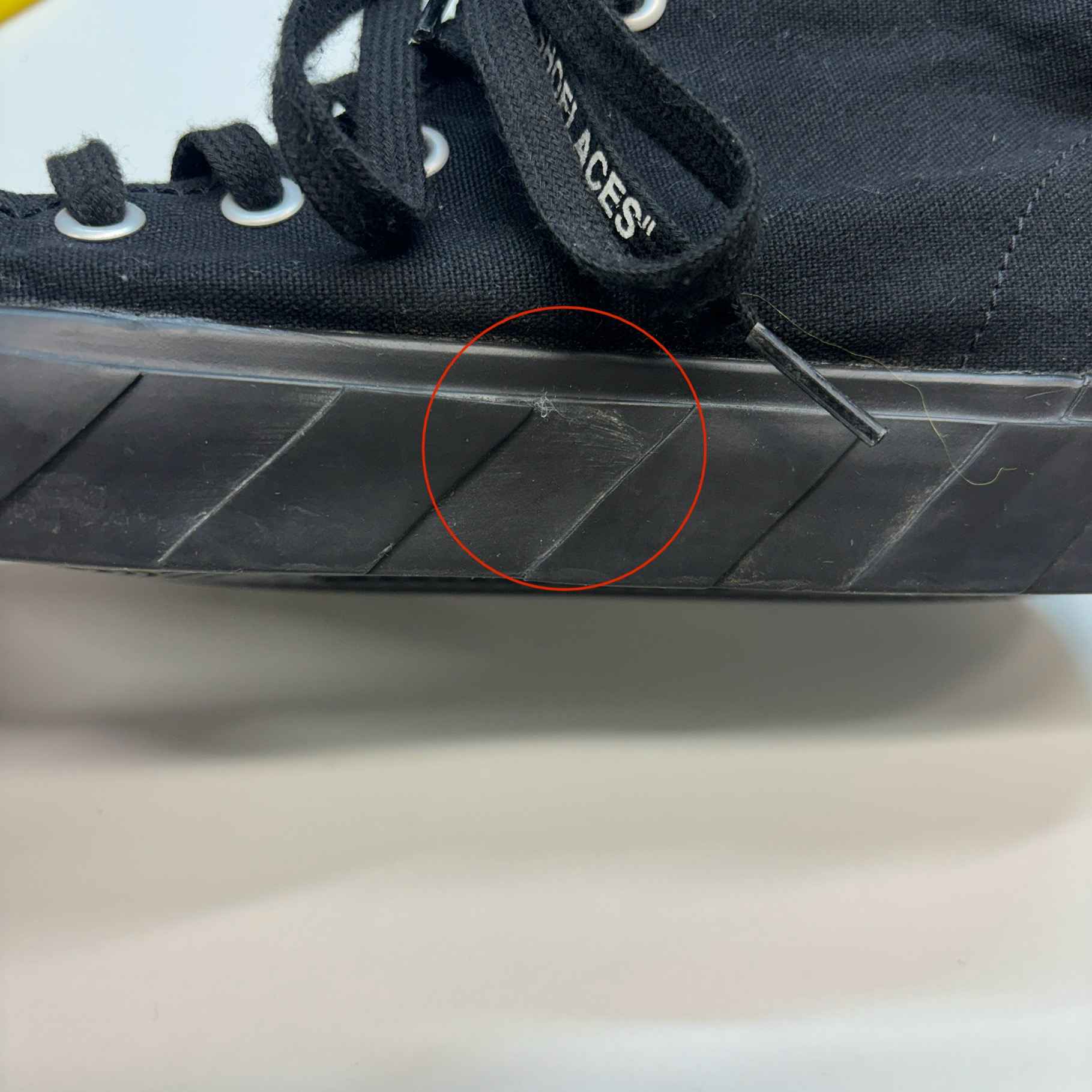 Men's Vulcanised High Trainers Black Size EU 40 / UK 6