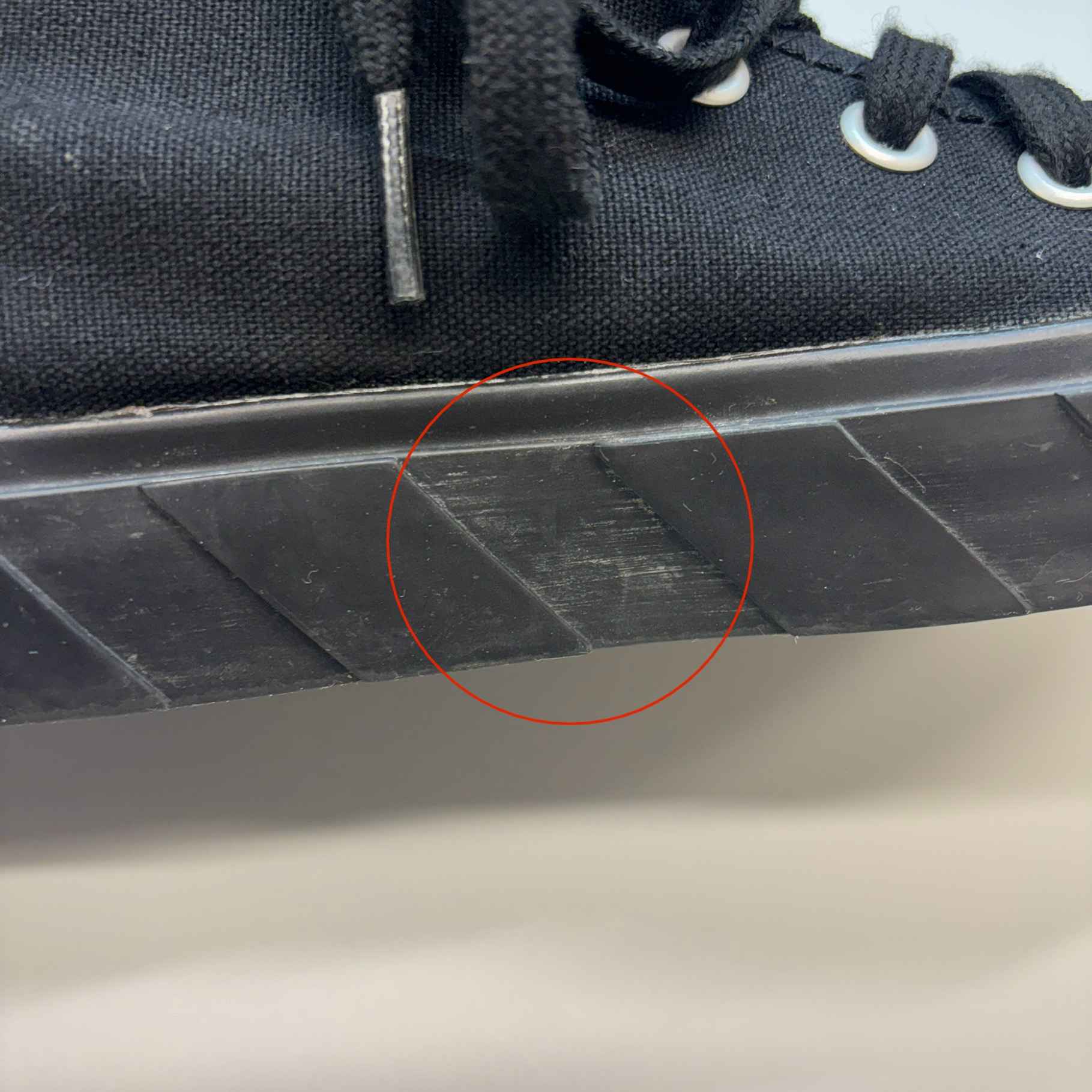 Men's Vulcanised High Trainers Black Size EU 40 / UK 6