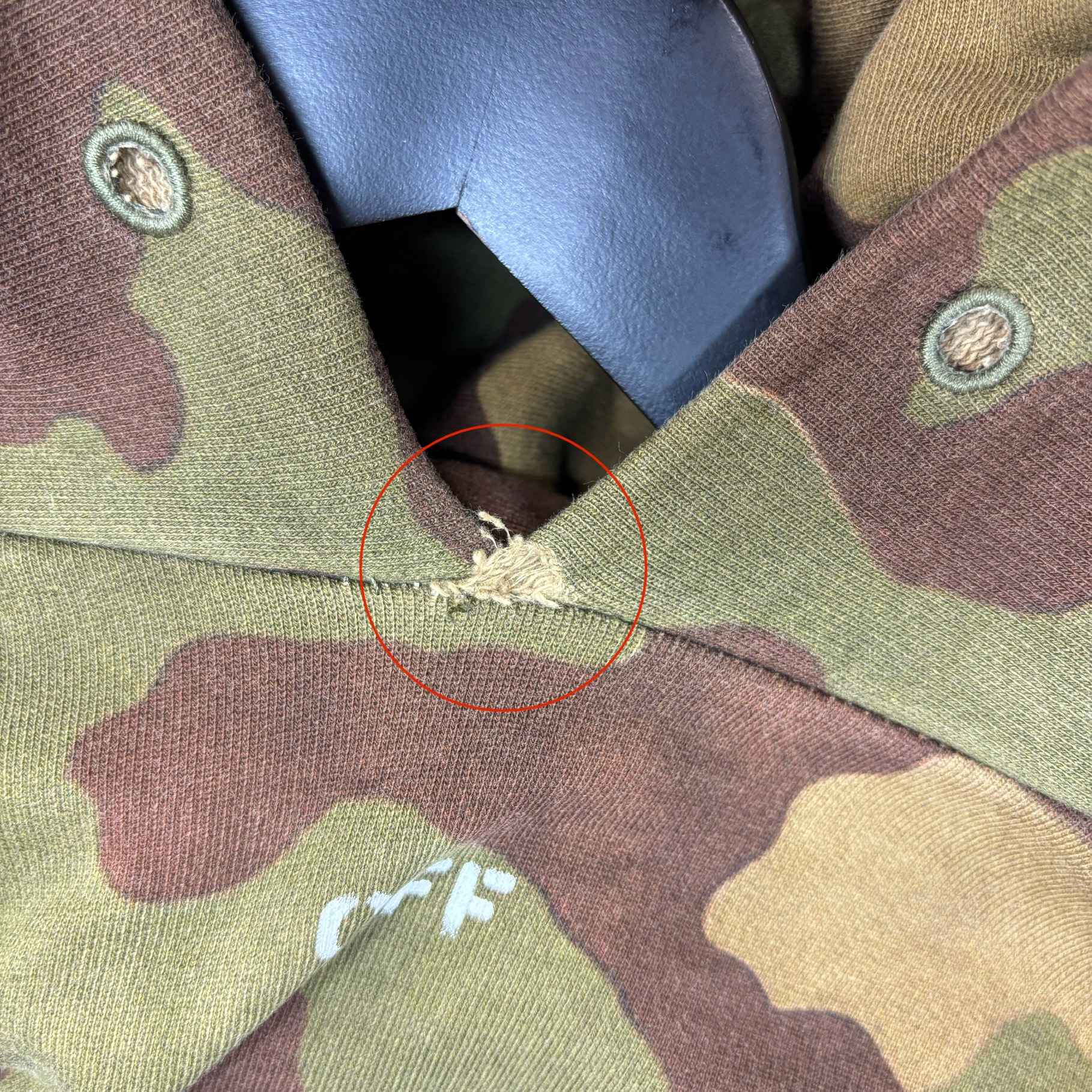 Men's Arrow Logo Hoodie Khaki Size XS