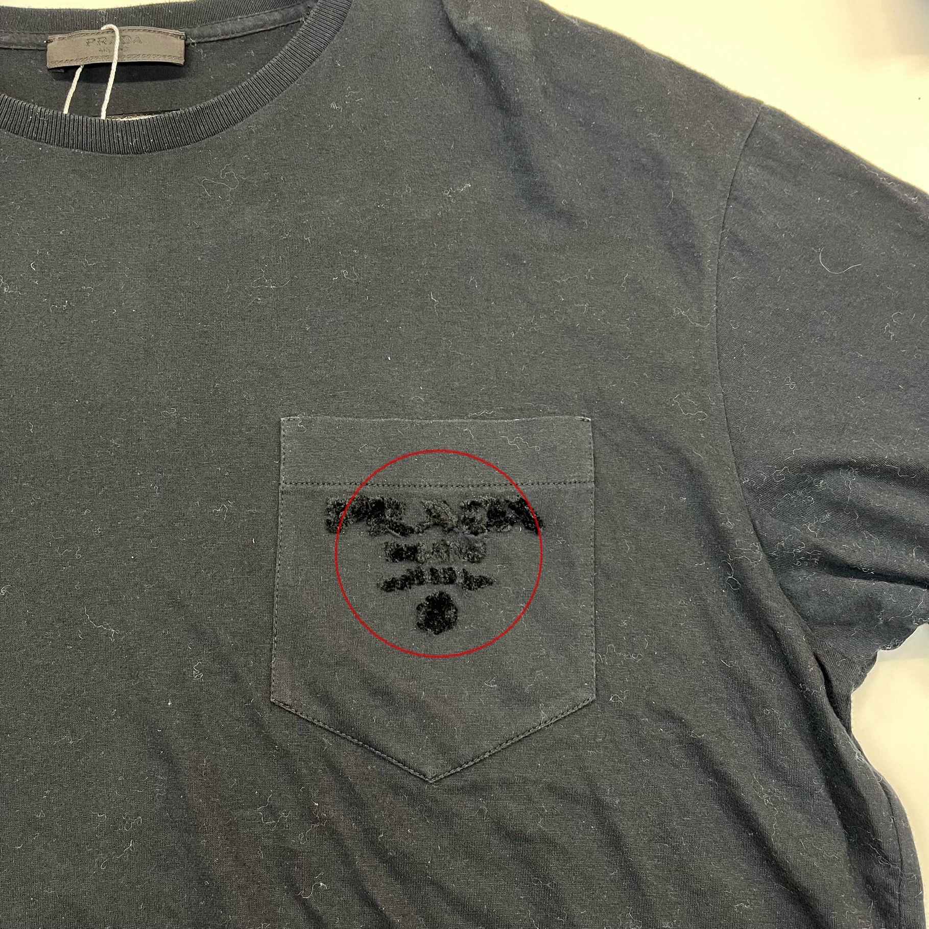 Men's Pocket Logo T-Shirt Black Size L