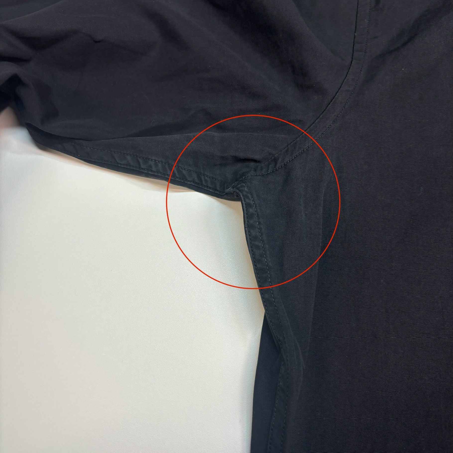 Men's Embroidered Star Shirt Black Size L