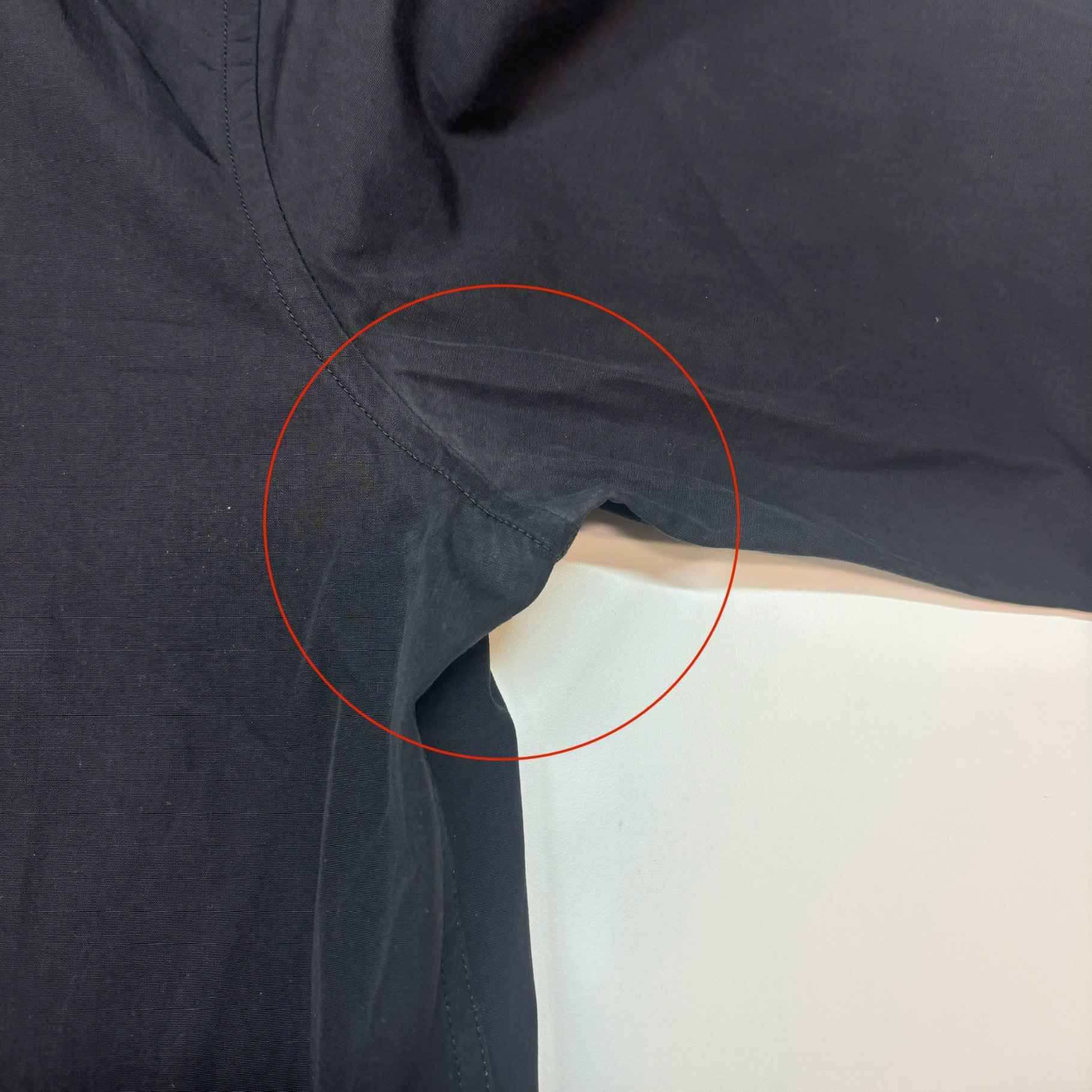 Men's Embroidered Star Shirt Black Size L