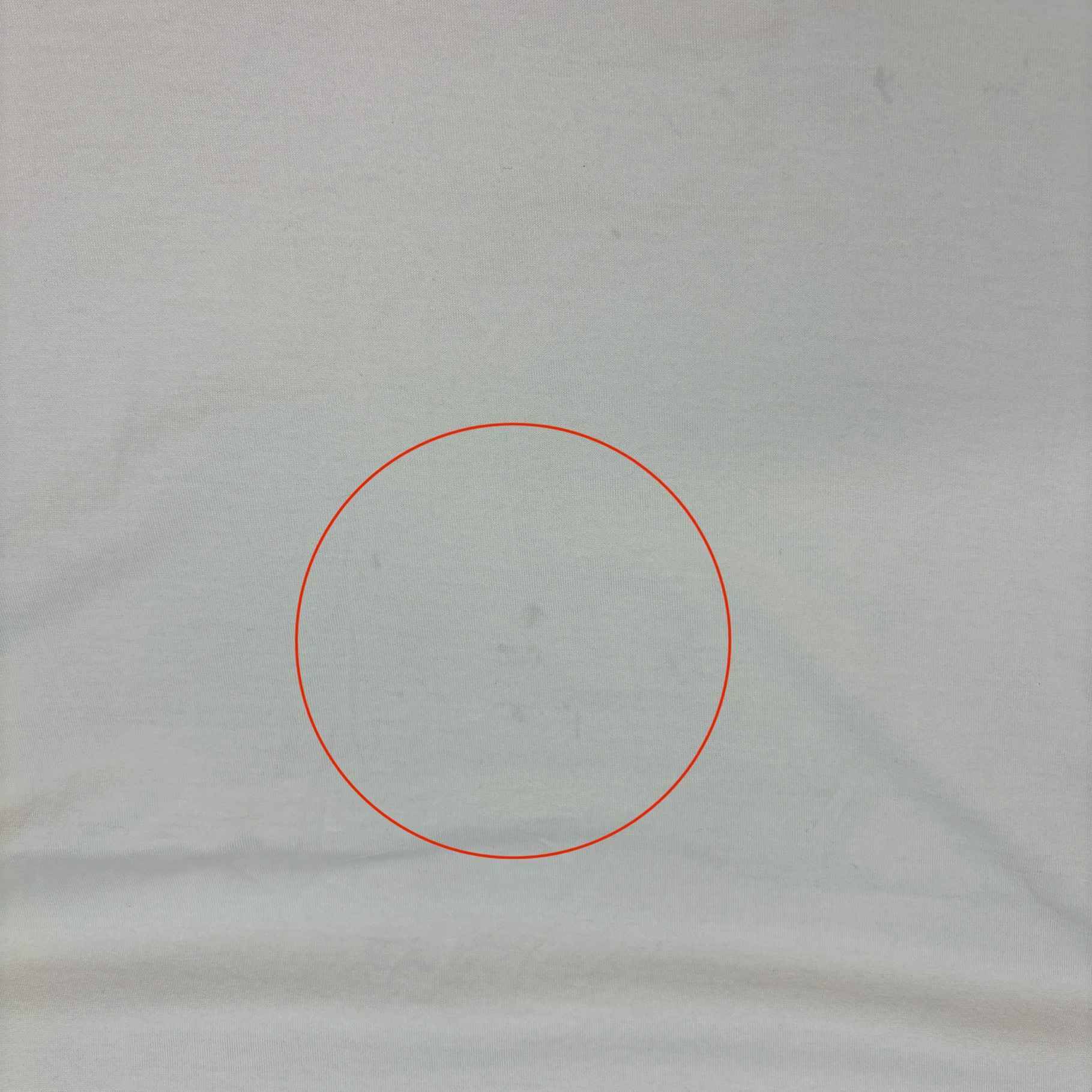 Men's Reverse Logo T-Shirt White Size XXL