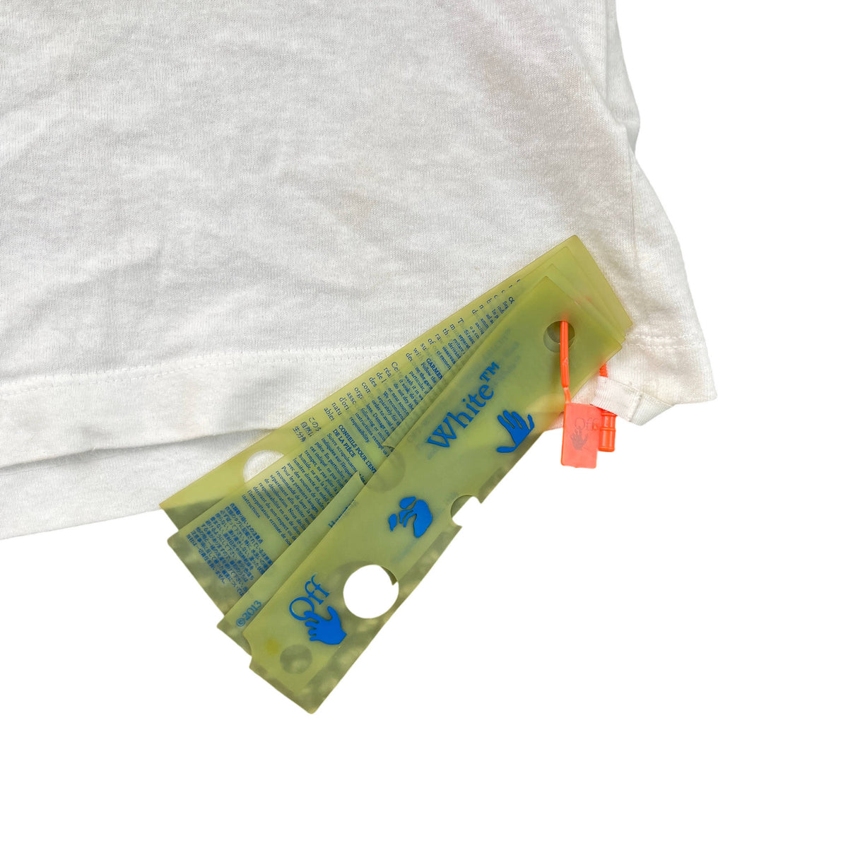 Men's Logo Print T-Shirt Cream Size XS - Photo 9