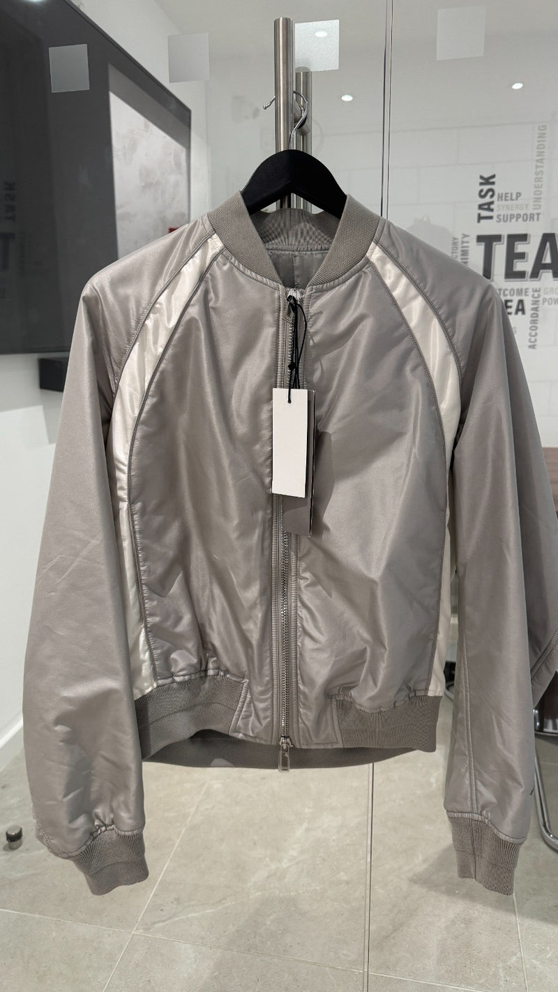 Men's x Air Jordan Bomber Jacket Grey Size M