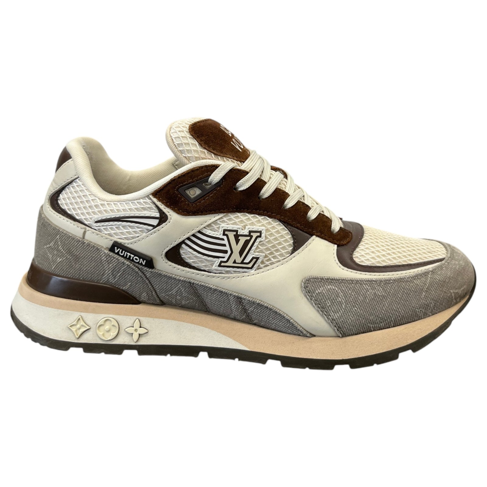 Men's Run Away Low Trainers Beige Size UK 8 / EU 42 - Photo 1