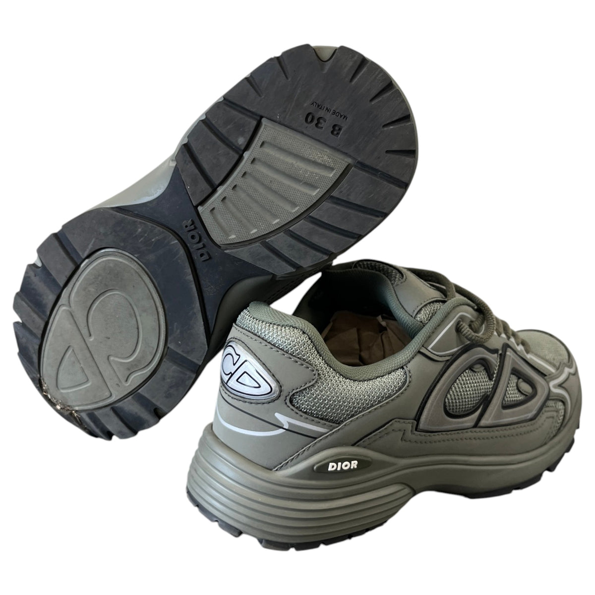 Men's B30 Low Trainers Khaki Size UK 7 / EU 41 - Photo 10