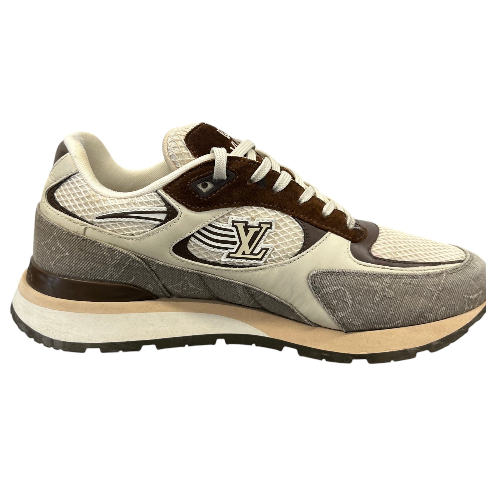 Men's Run Away Low Trainers Beige Size UK 8 / EU 42 - Photo 4