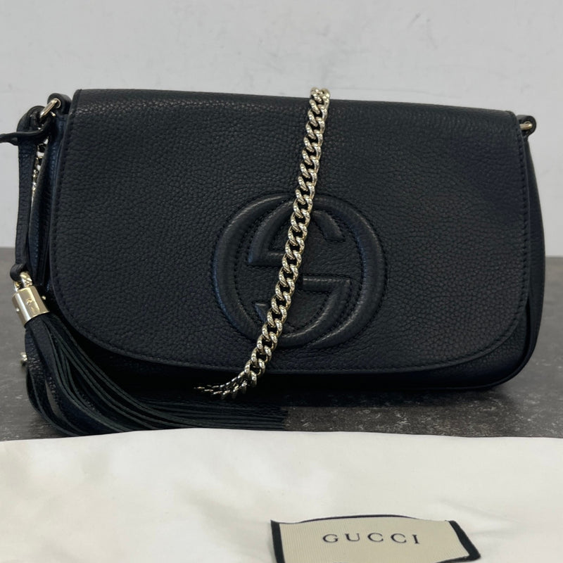 Women's Soho Small Chain Crossbody Bag Black