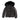 Women's Bady Fur Down Jacket Black Size Junior Age 12