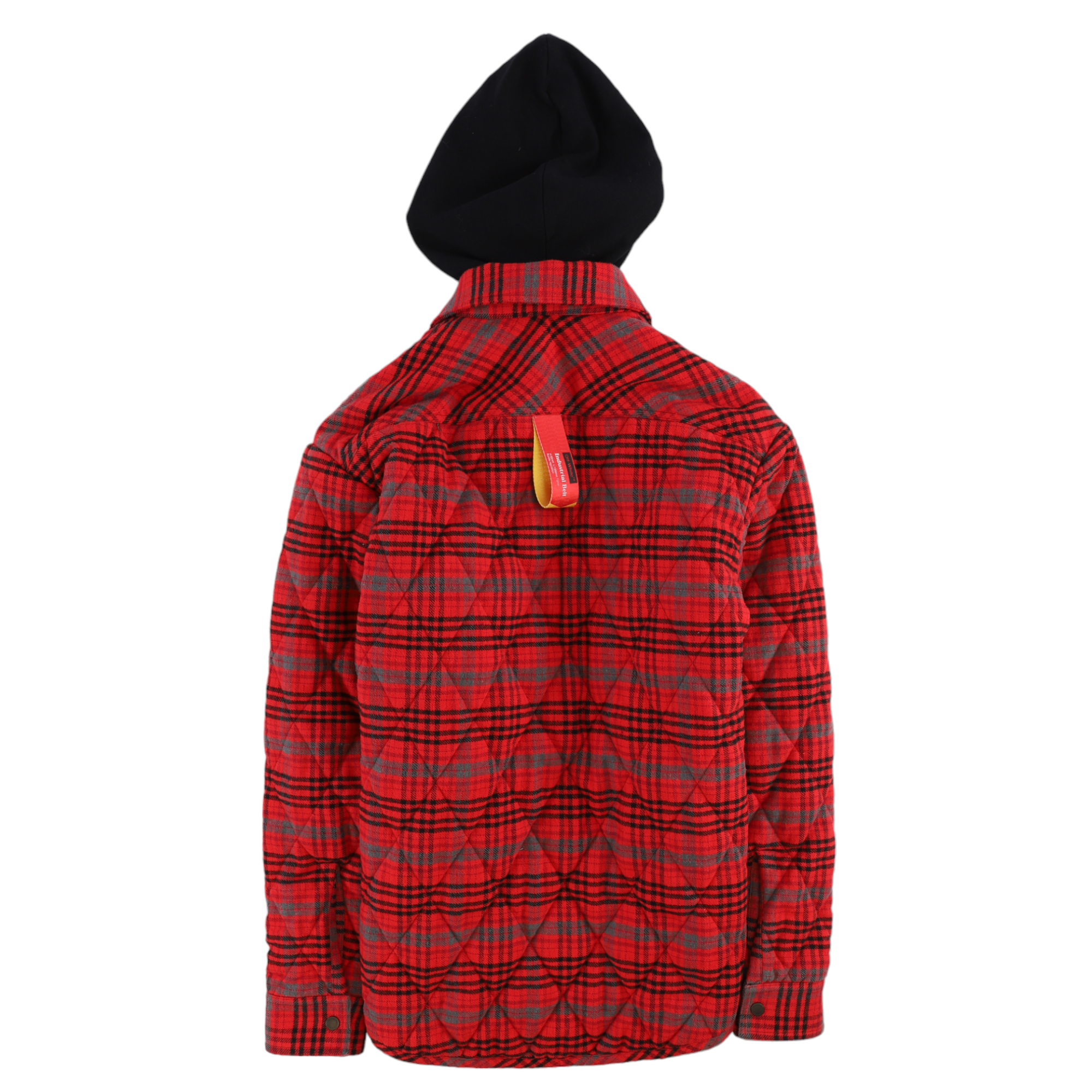 Men s Oversized Check Jacket Red Size XS Label Source