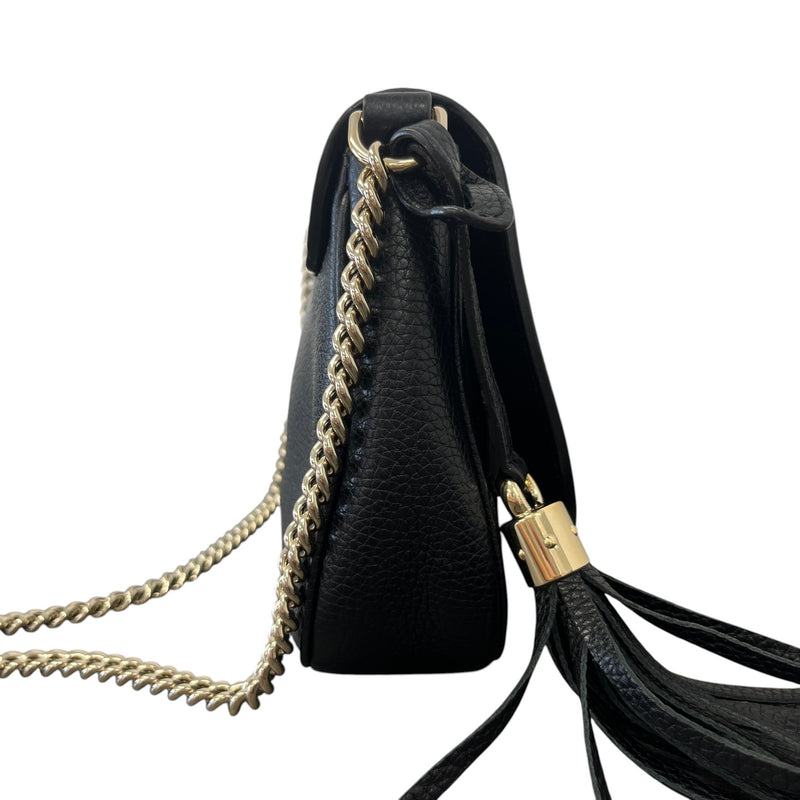 Women's Soho Small Chain Crossbody Bag Black