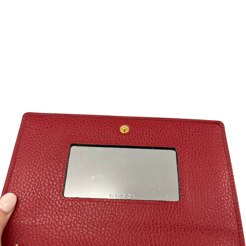 Women's Gg Marmont Wallet On Chain Bag Red