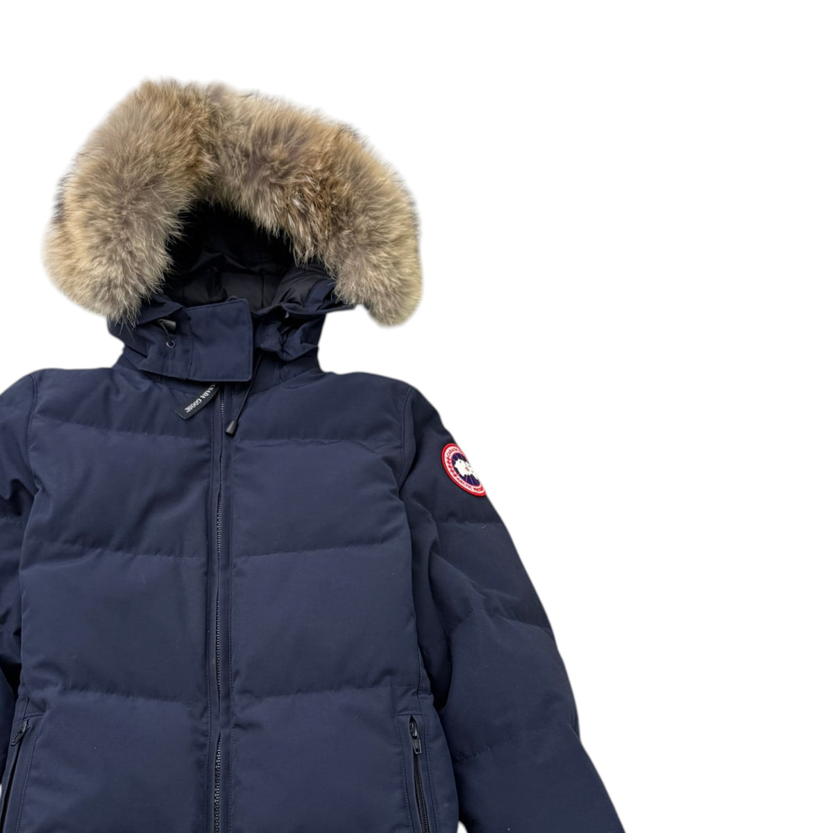 Women's Chelsea Parka Heritage Down Jacket Navy Size M / UK 10 - Photo 3