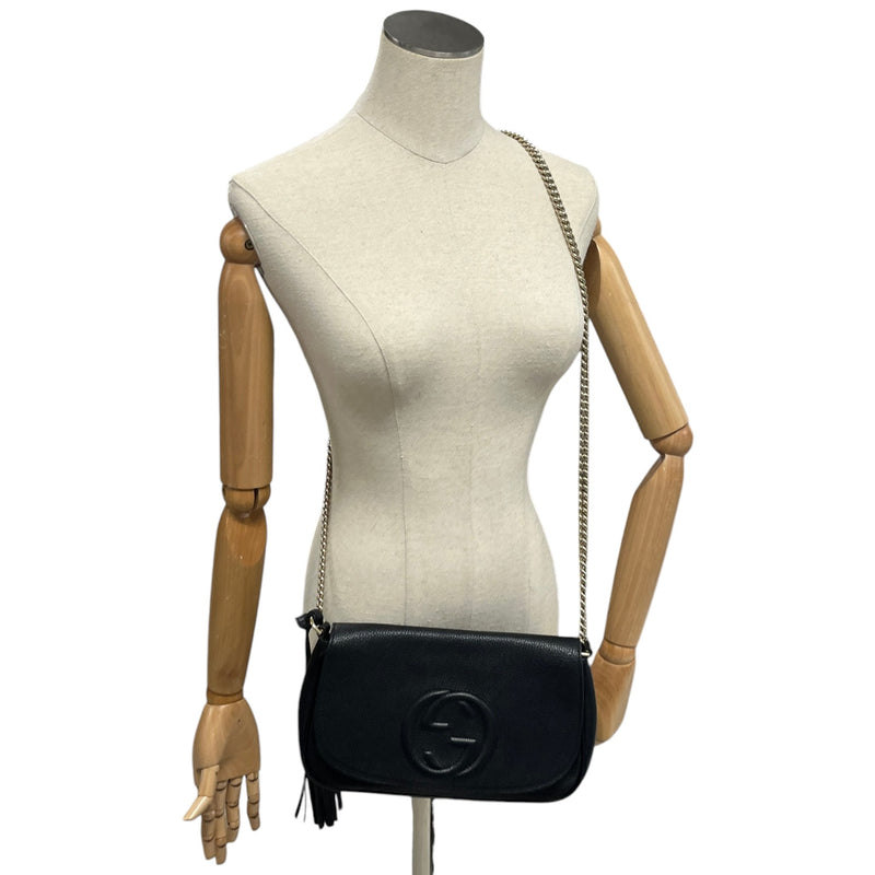 Women's Soho Small Chain Crossbody Bag Black