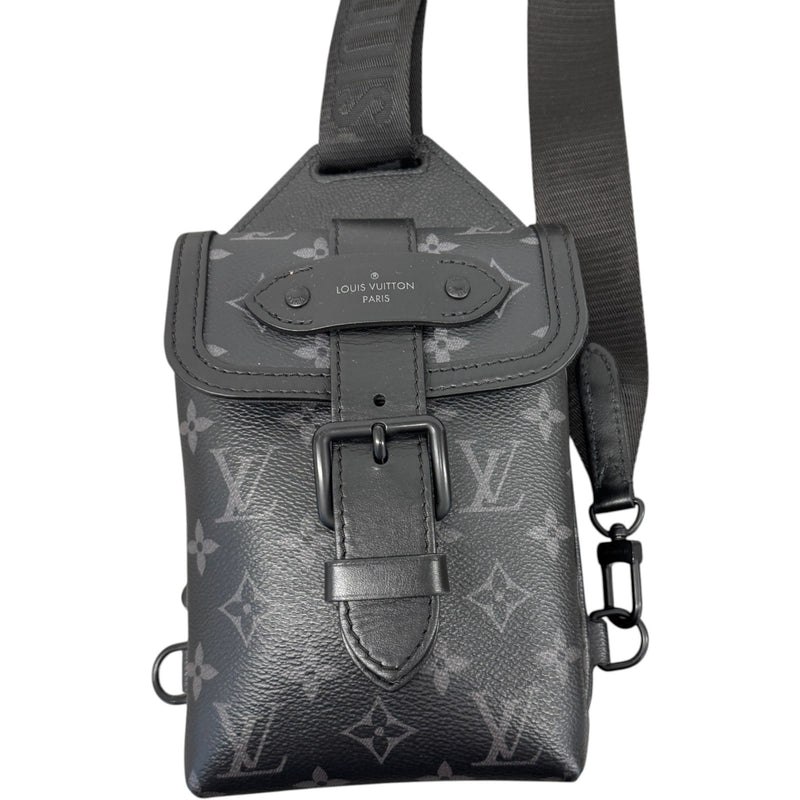 Men's Monogram Eclipse Saumur Slingbag Belt Bag Black