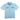 Men's Camp Collar Logo Embroidered Short Sleeve Shirt Blue Size M