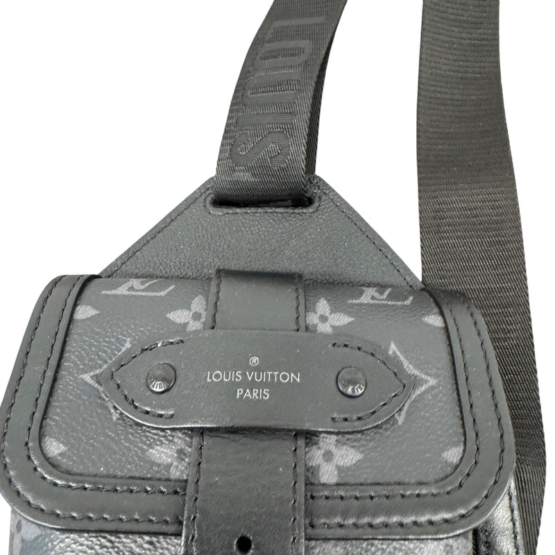 Men's Monogram Eclipse Saumur Slingbag Belt Bag Black