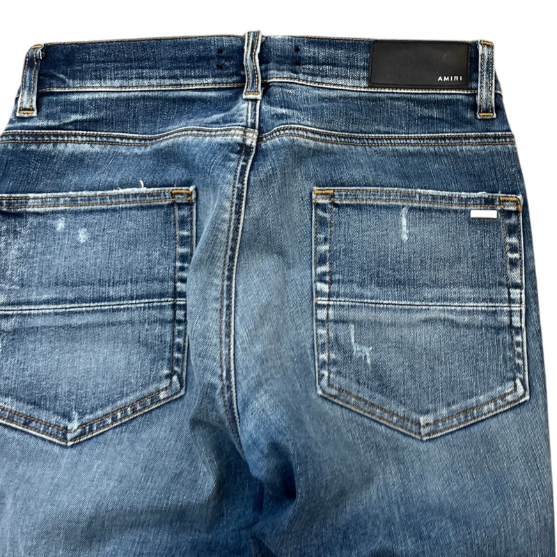 Men's Distressed Jeans Blue Size S / W30