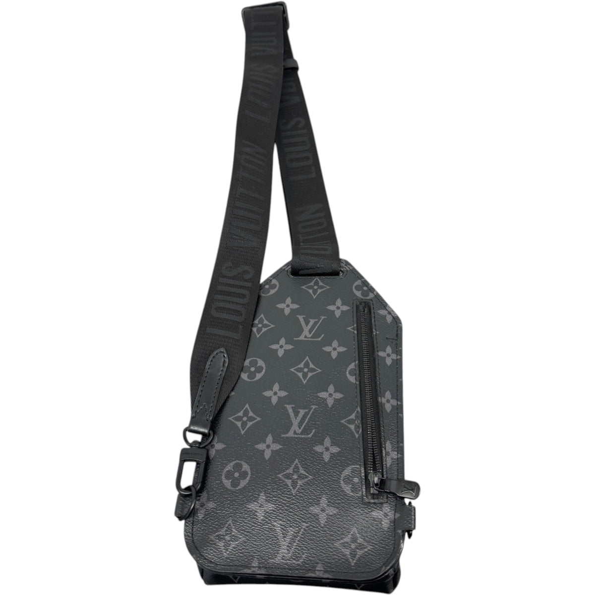 Men's Monogram Eclipse Saumur Slingbag Belt Bag Black - Photo 3