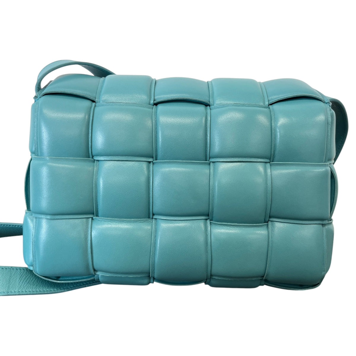 Women's Padded Cassette Crossbody Bag Blue - Photo 3