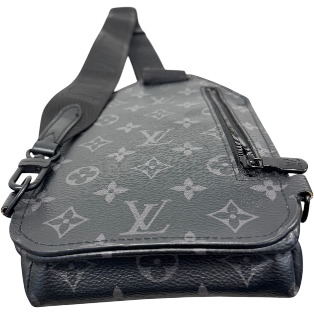 Men's Monogram Eclipse Saumur Slingbag Belt Bag Black - Photo 6