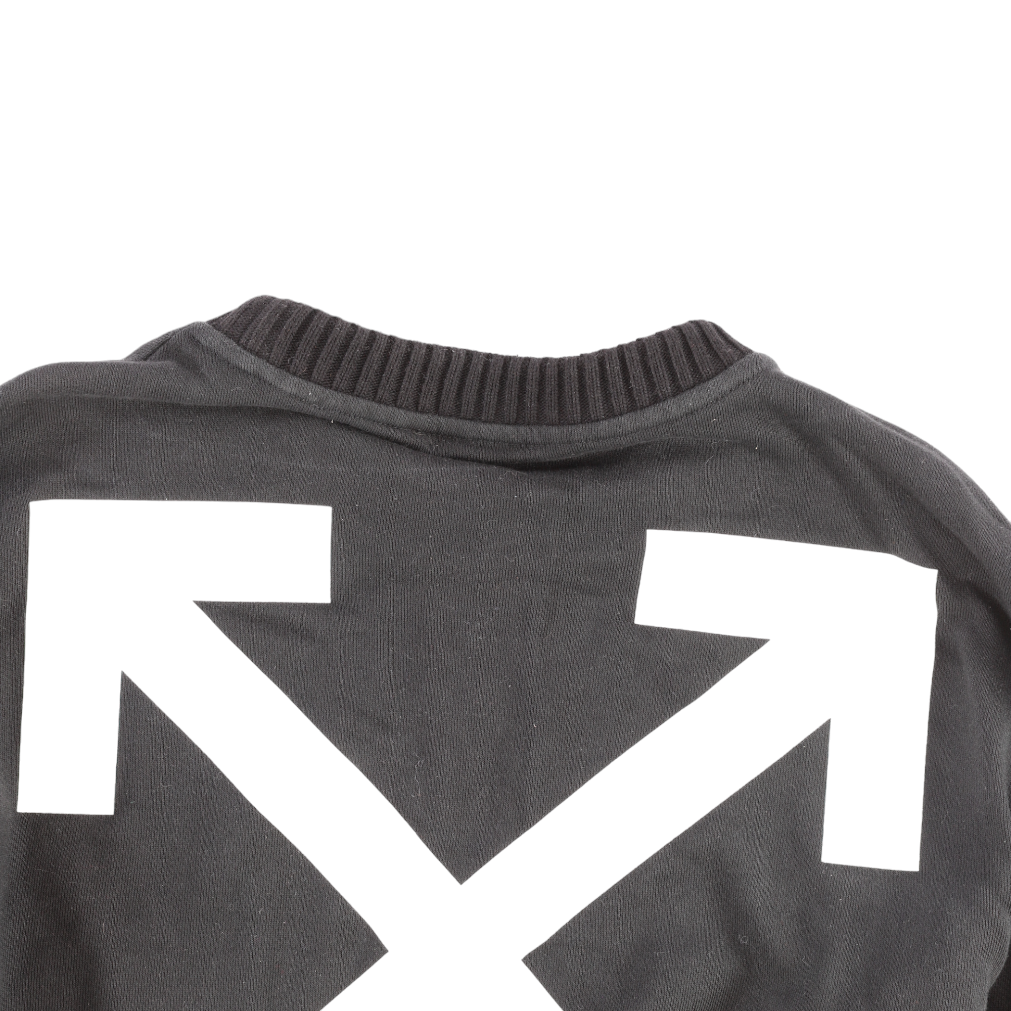 Black off white cheap jumper